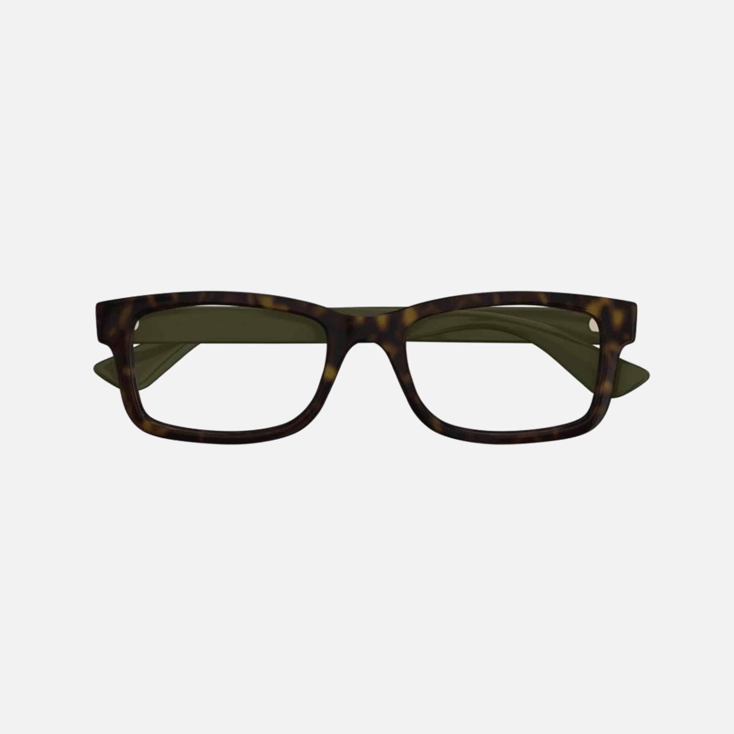 Gucci 54mm Hvgr Havana Squared Man Eyeglasses - Main View