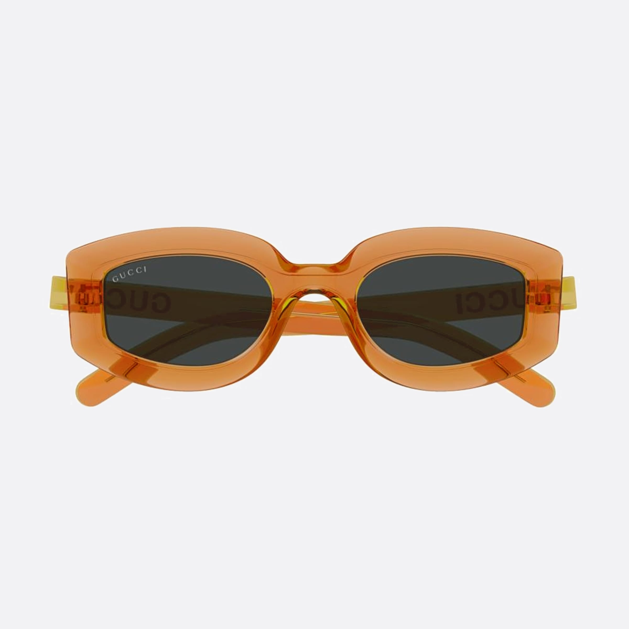 Gucci 51mm Orag Orange Oval Woman Sunglasses - Main View
