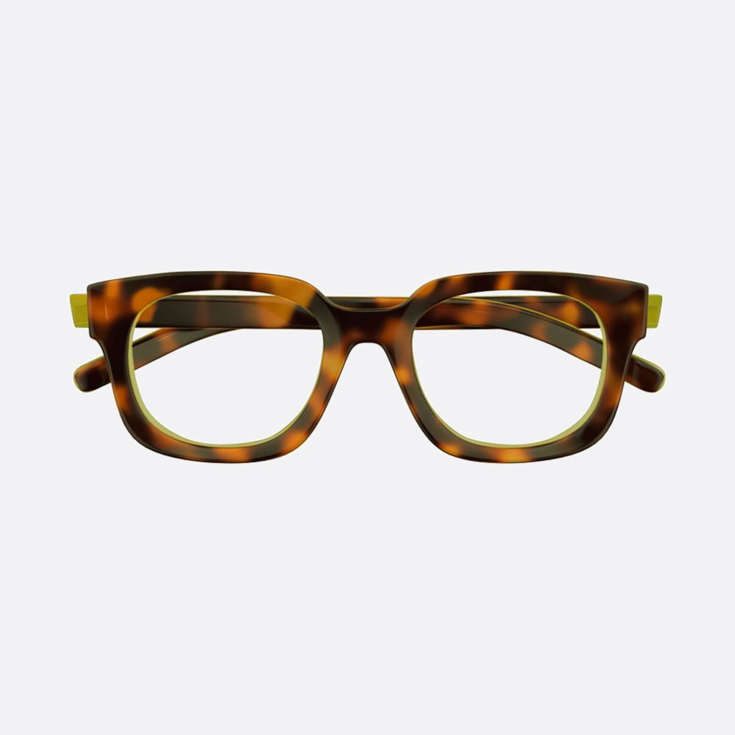 Gucci 50mm Brown Squared Woman Eyeglasses - Main View
