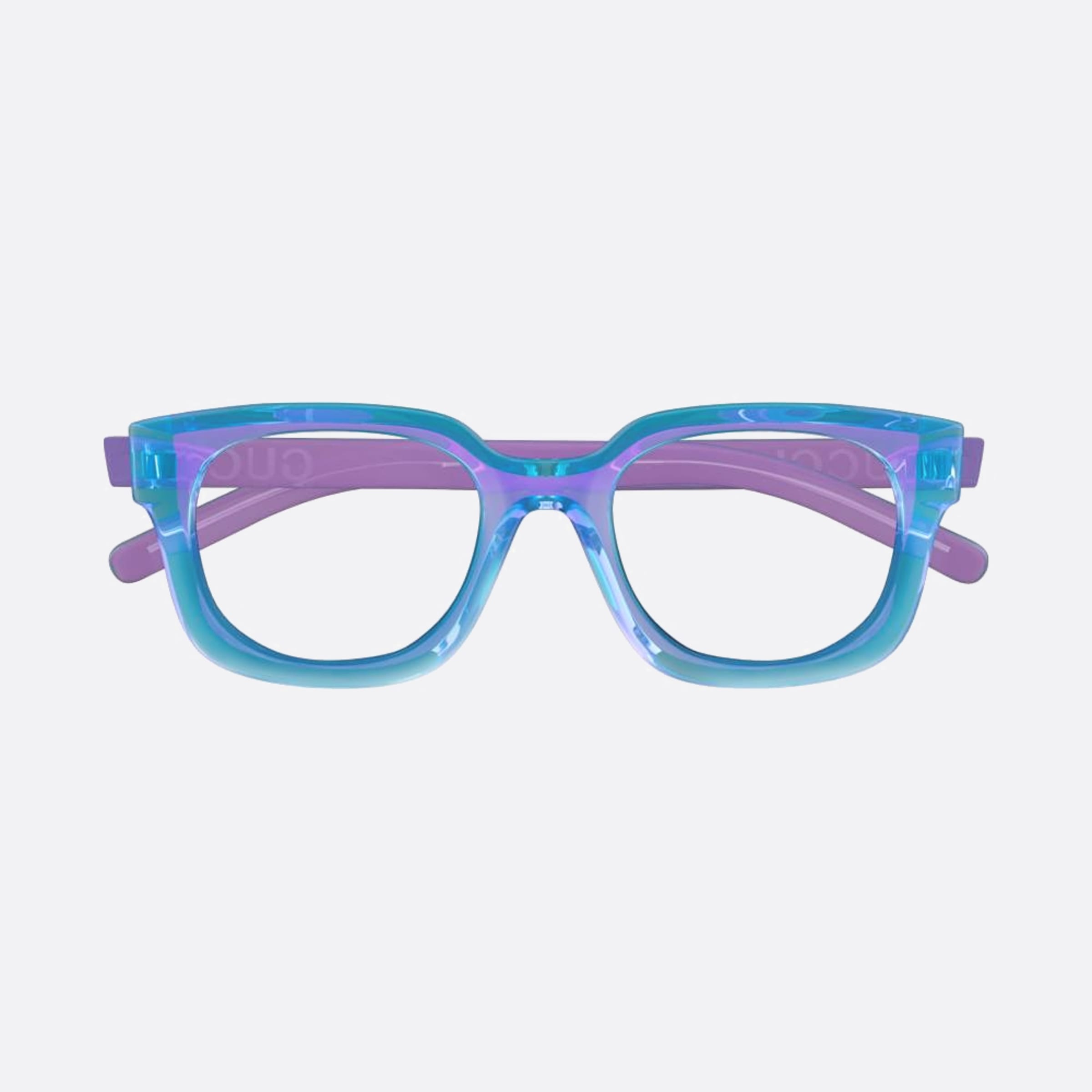 Gucci 50mm Violet Squared Woman Eyeglasses - Main View