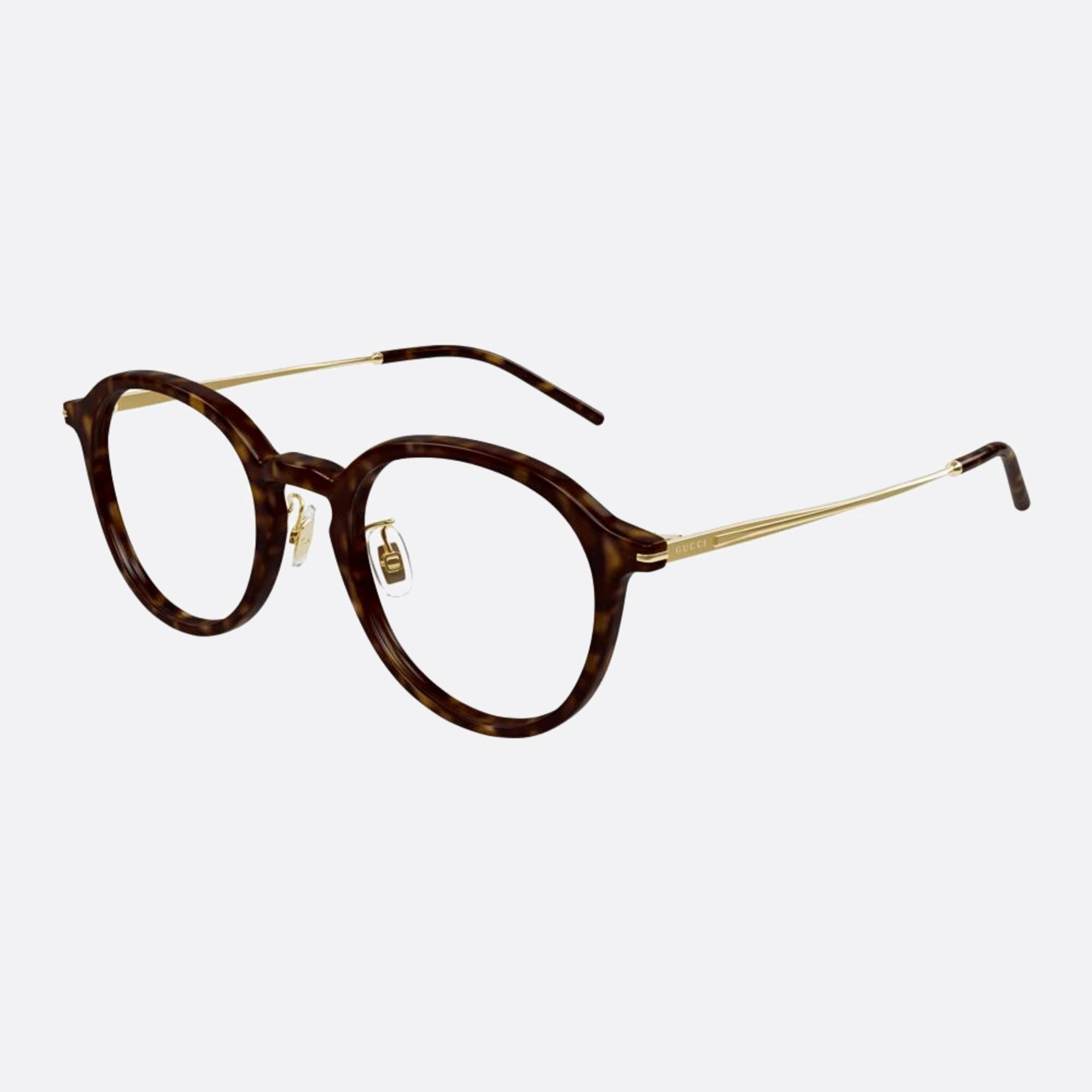 Gucci 50mm Gg1734ok Brown Pantos Unisex Eyeglasses - Side View