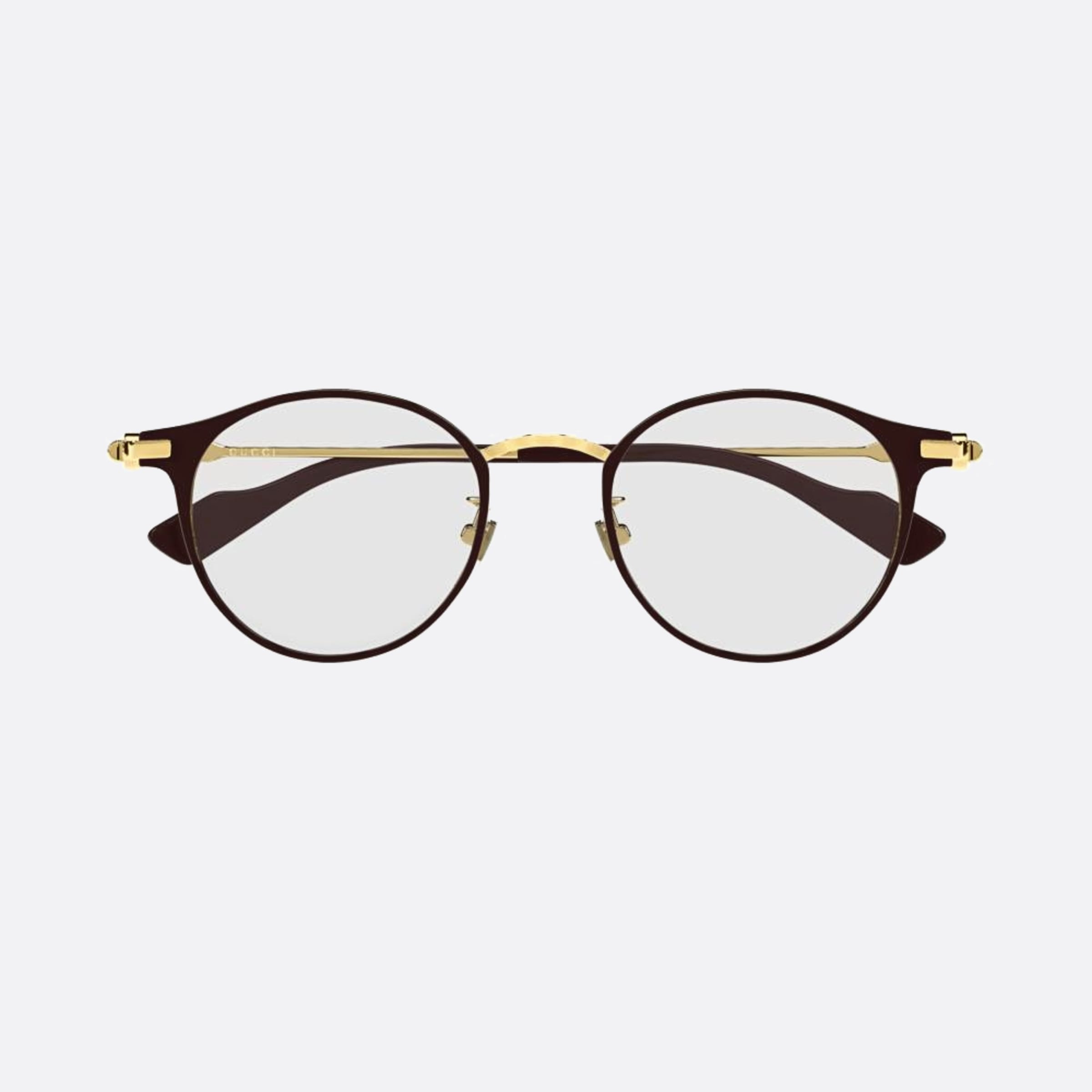 Gucci 50mm Gg1739ok Brown Pantos Unisex Eyeglasses - Main View
