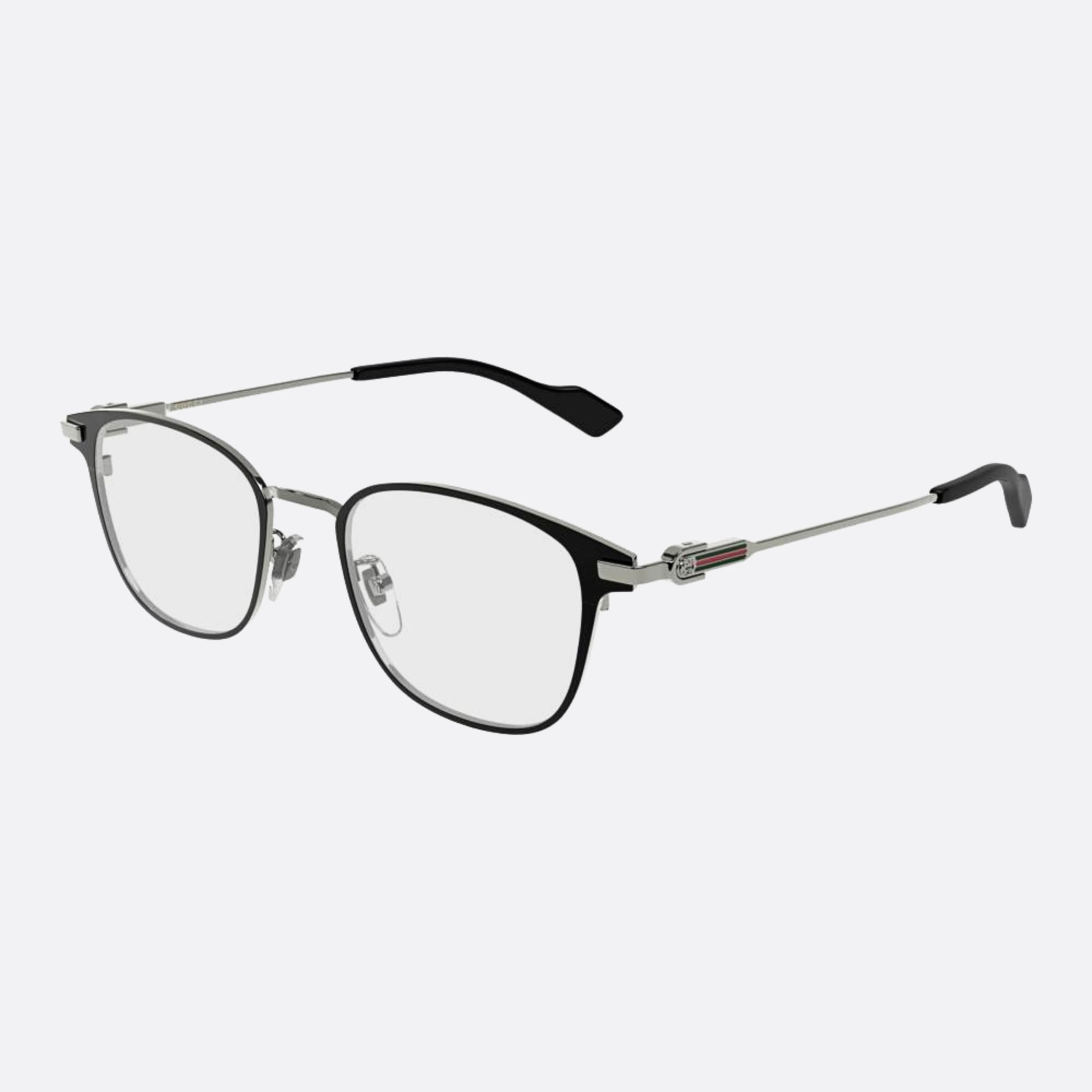 Gucci 50mm Gg1740ok Grey Pantos Unisex Eyeglasses - Side View