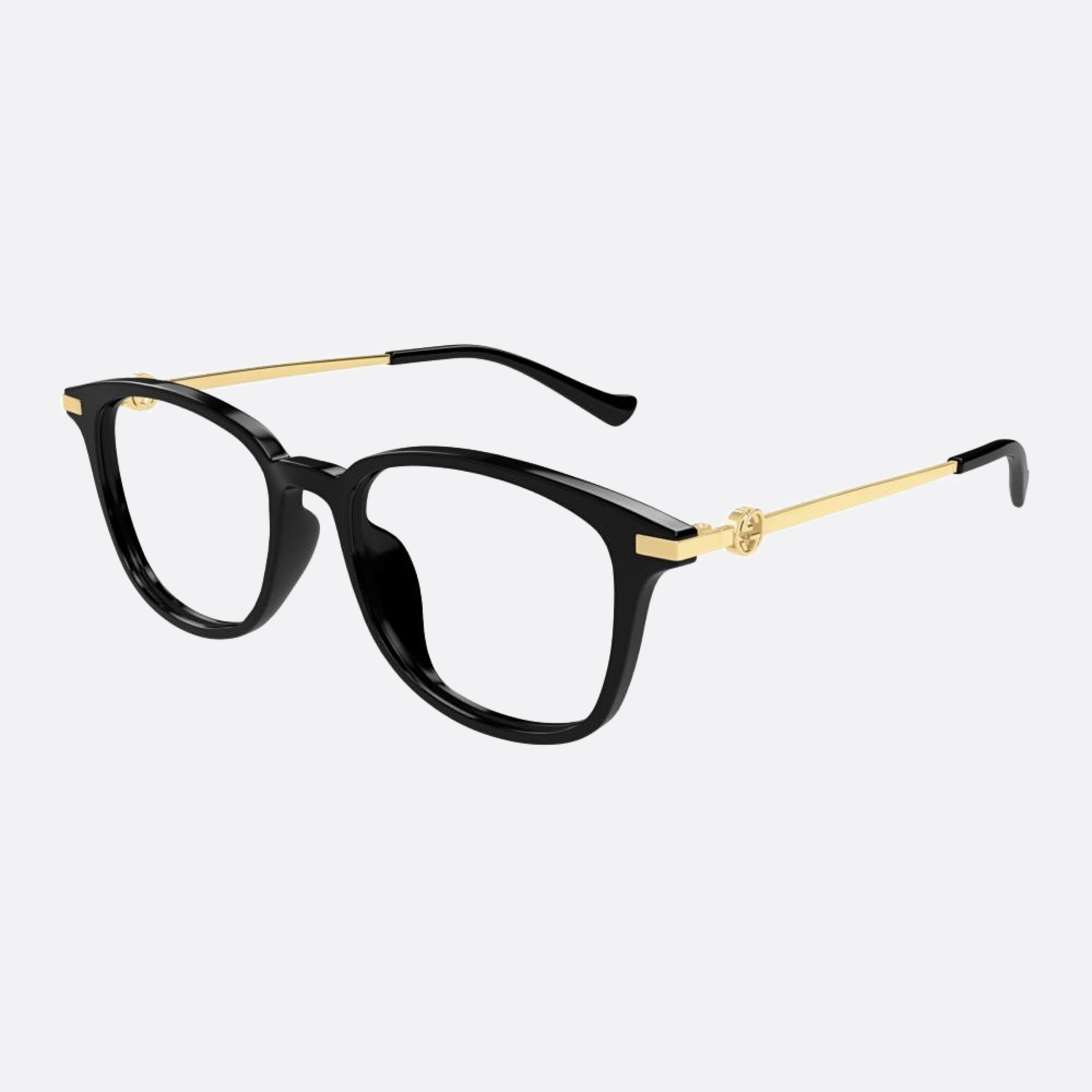 Gucci 53mm Gg1745oa Black Pantos Woman Eyeglasses - Side View
