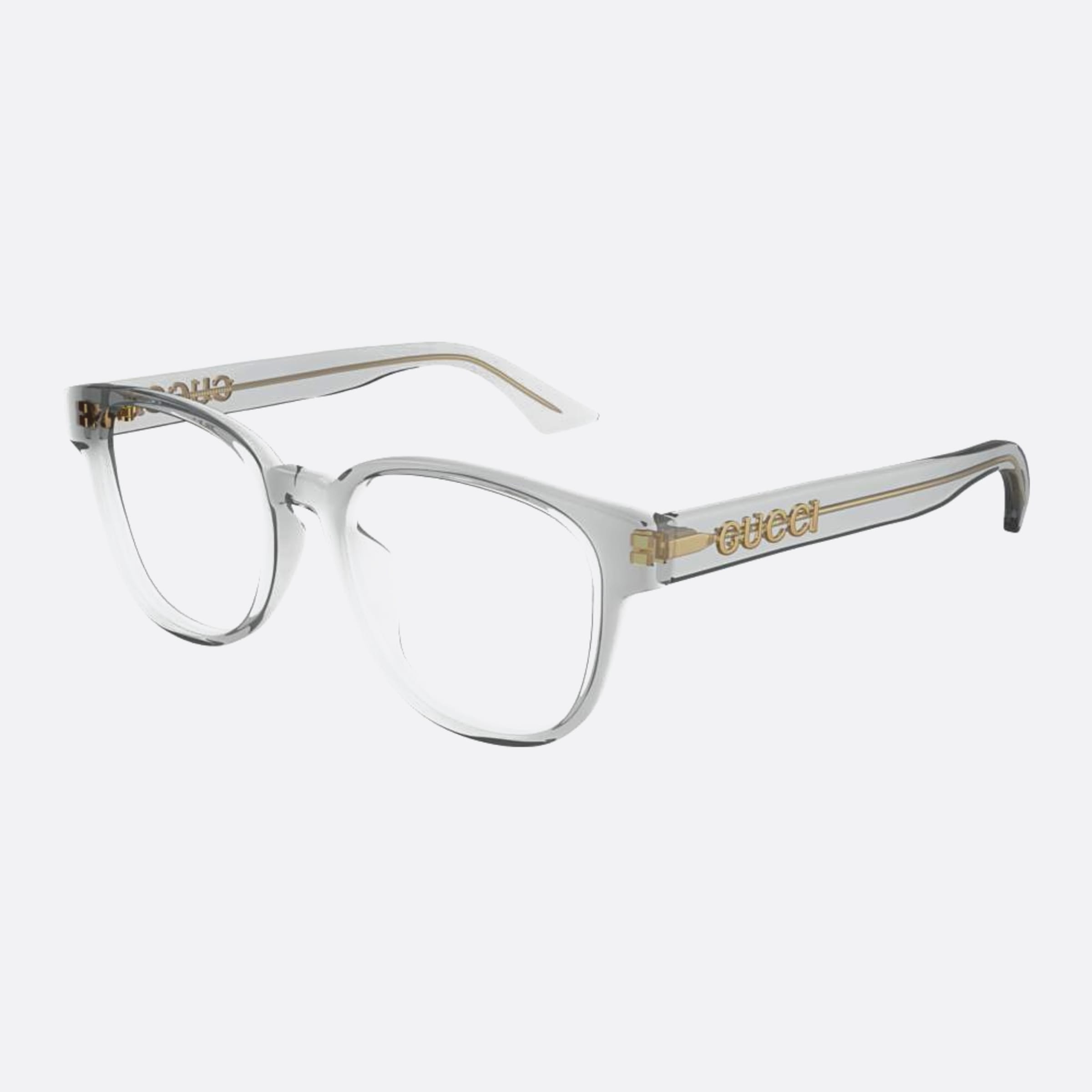Gucci 52mm Gg1746oa Transparent Pantos Unisex Eyeglasses - Side View