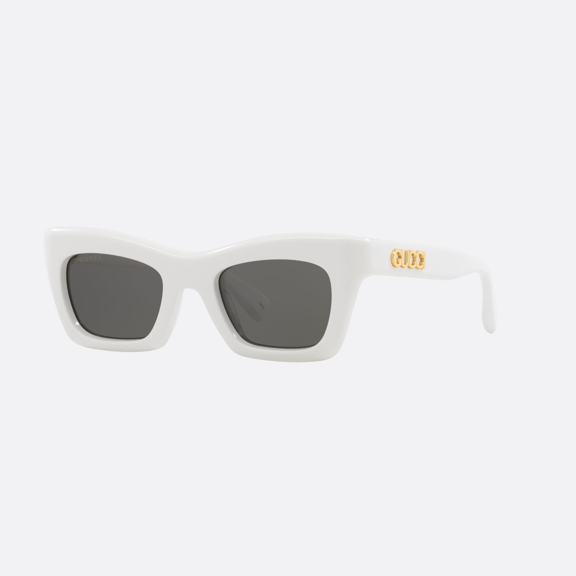 Gucci 50mm Wgg White Cat Eye Woman Sunglasses - Main View