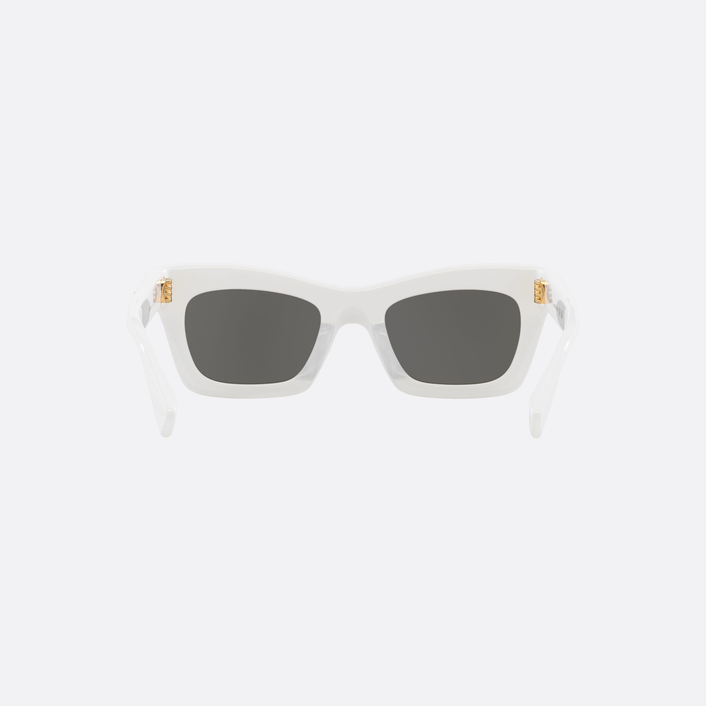 Gucci 50mm Wgg White Cat Eye Woman Sunglasses - Side View