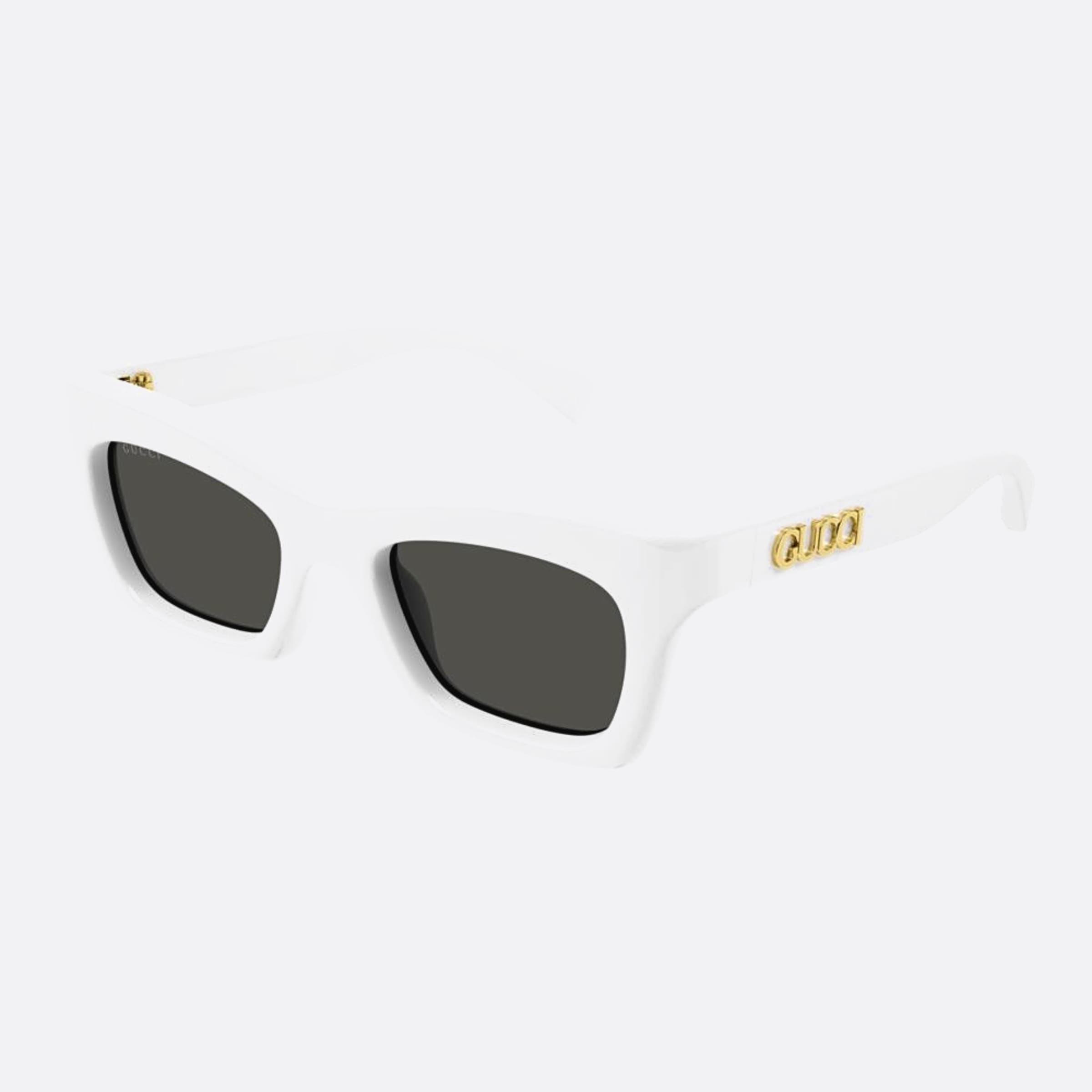 Gucci 51mm Gg1773sa Wgg White Cat Eye Women Sunglasses - Side View
