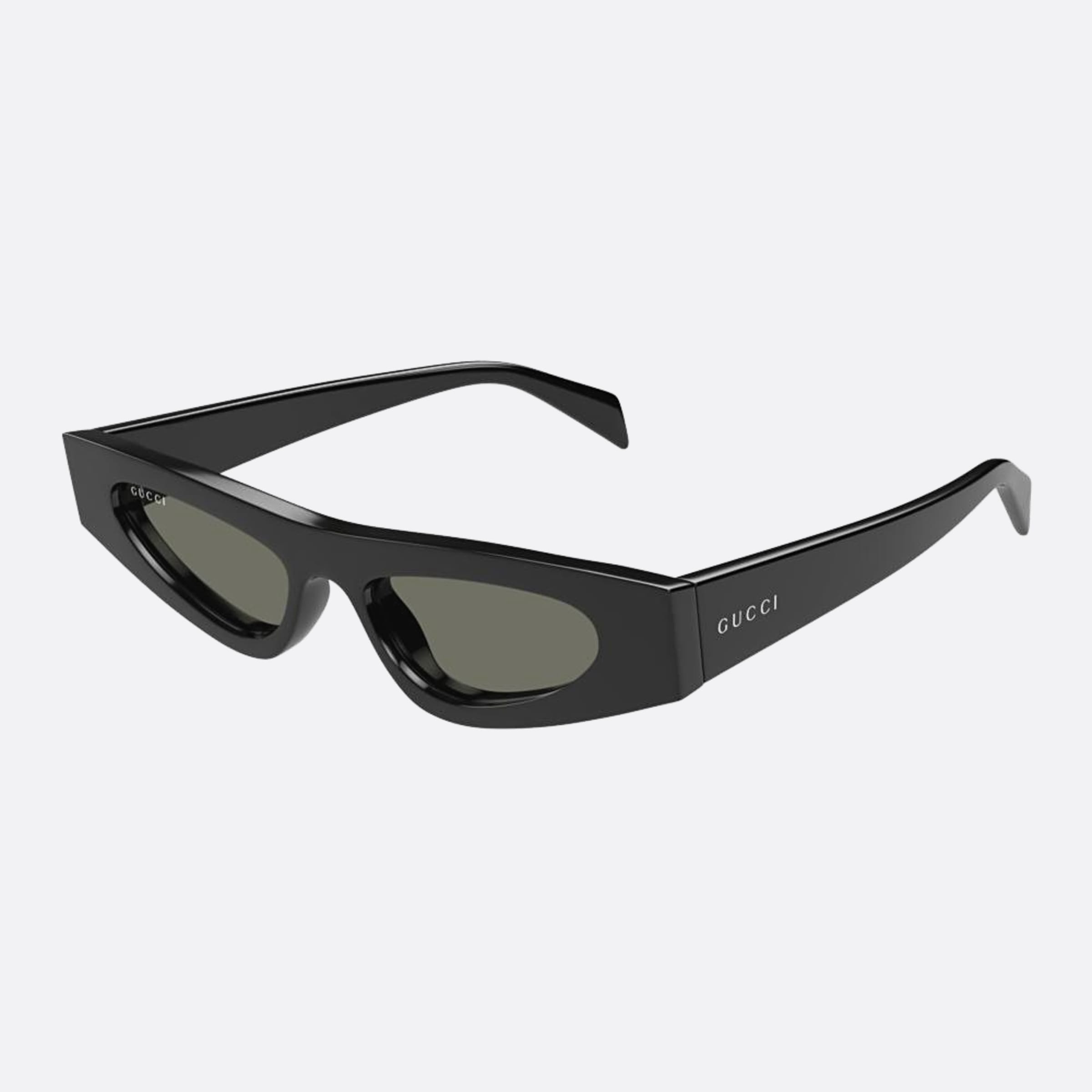 Gucci 51mm Black Cat Eye Woman Sunglasses - Side View