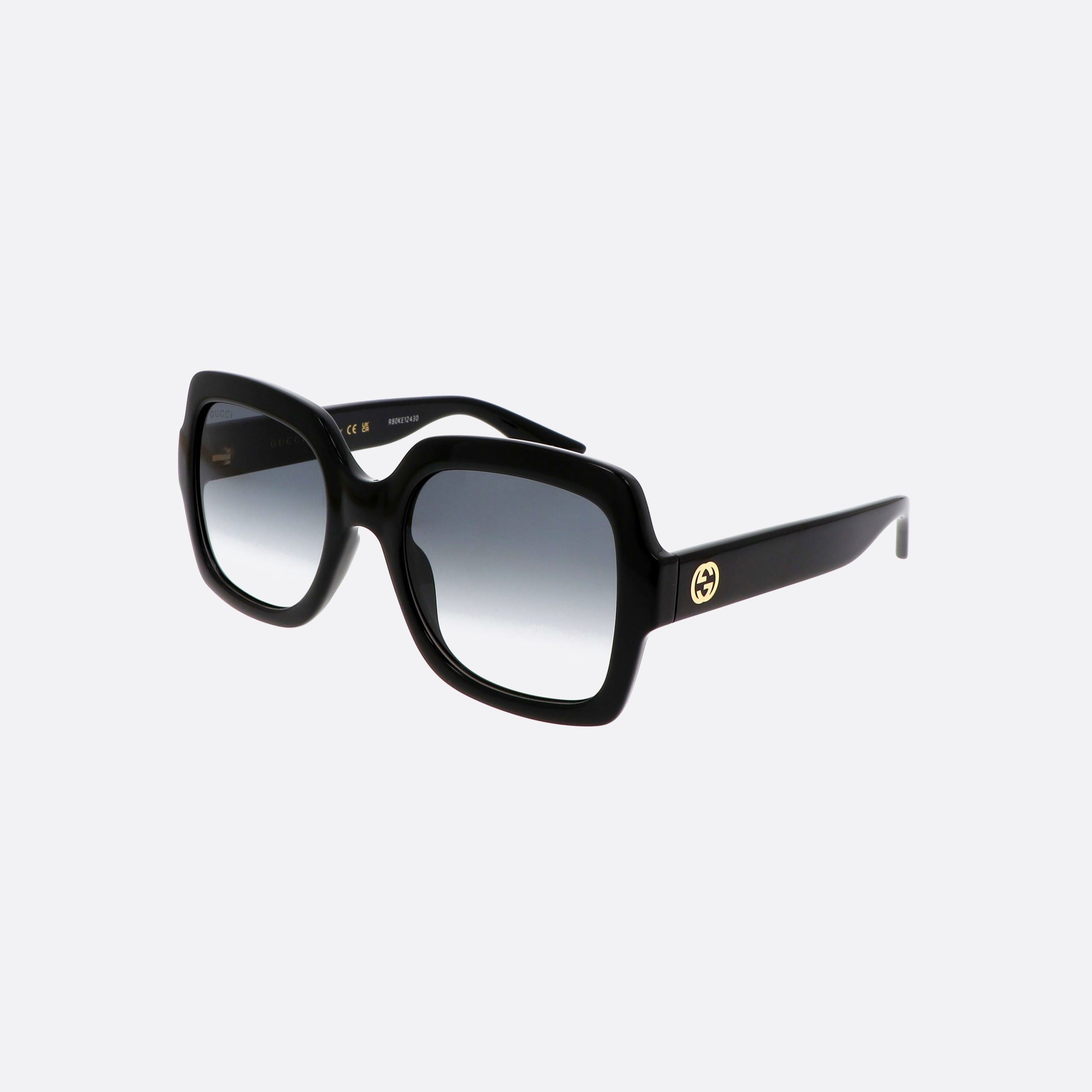 Gucci 54mm Gucci Logo Black Oversize Woman Sunglasses - Main View