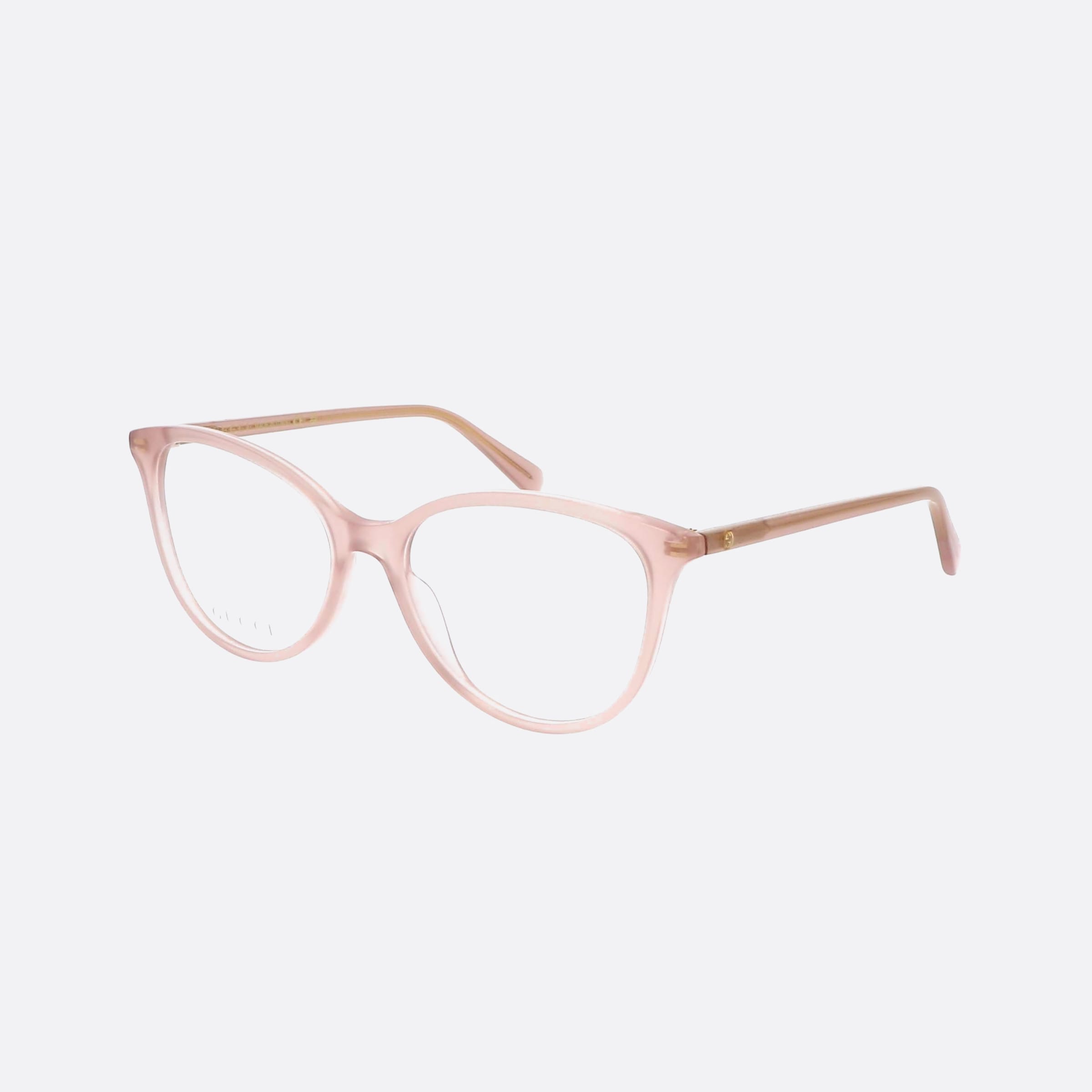 Gucci 54mm Gucci Logo Pink Cat Eye Woman Eyeglasses - Main View