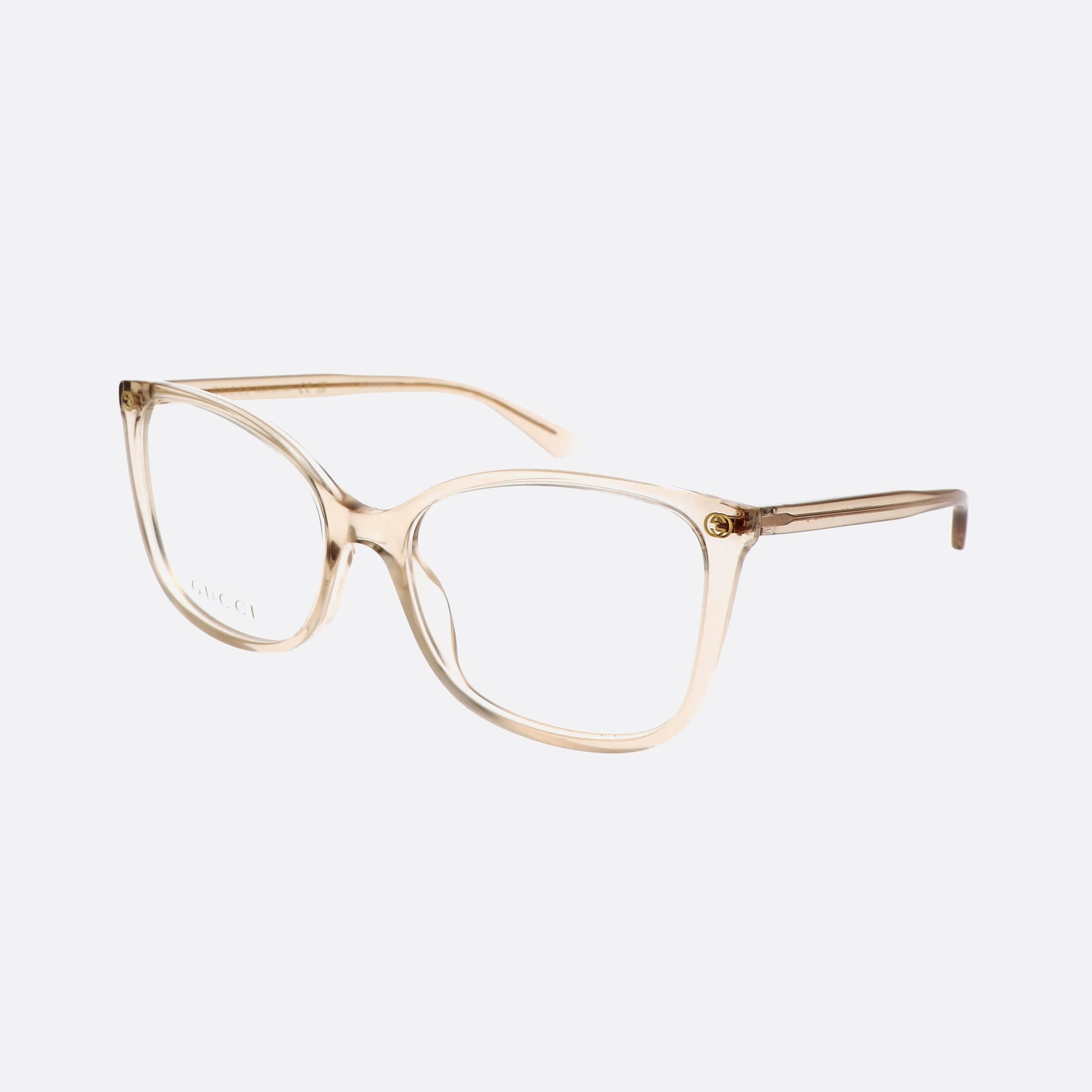 Gucci 53mm Lettering Yellow Butterfly Woman Eyeglasses - Main View
