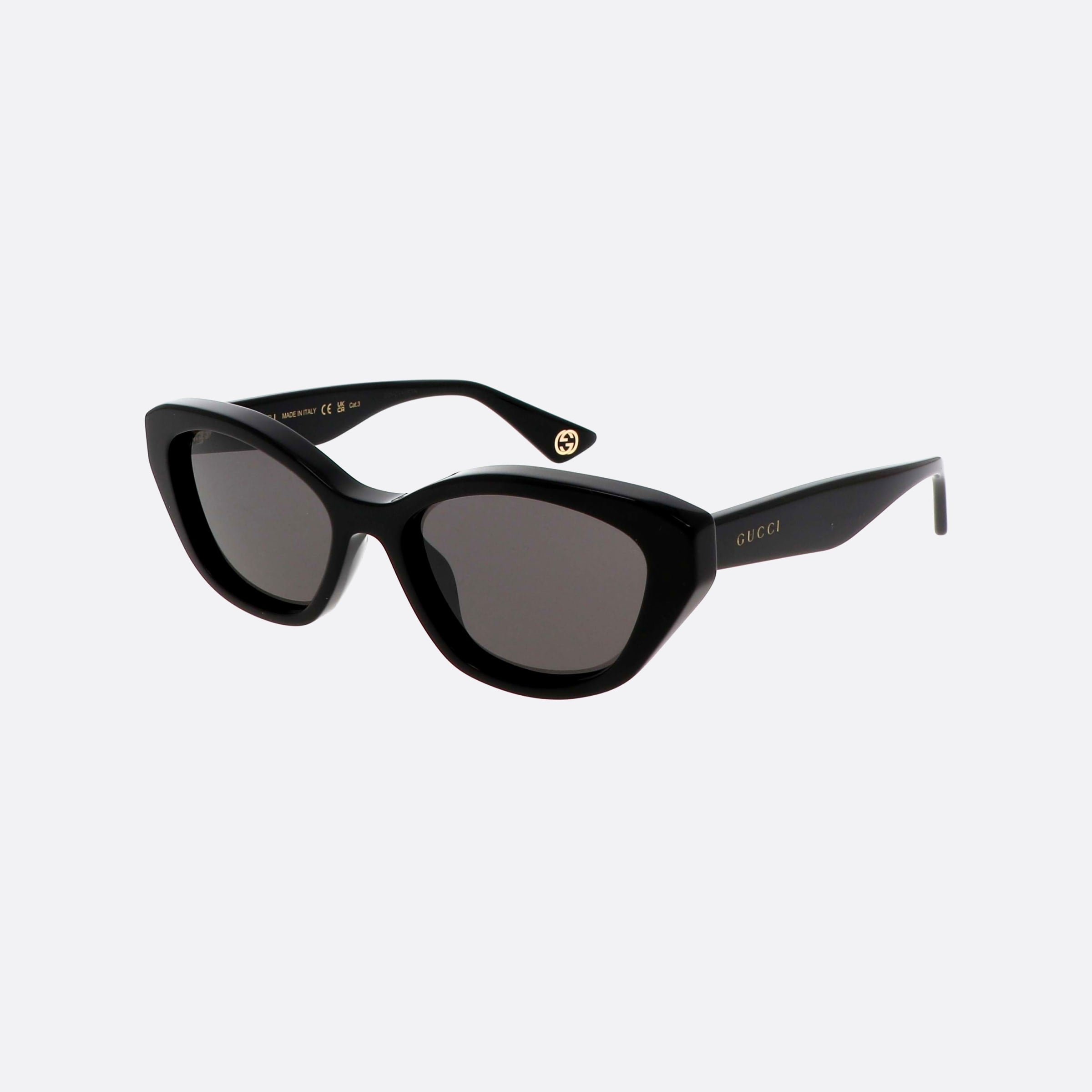 Gucci 54mm Lettering Black Cat Eye Woman Sunglasses - Main View