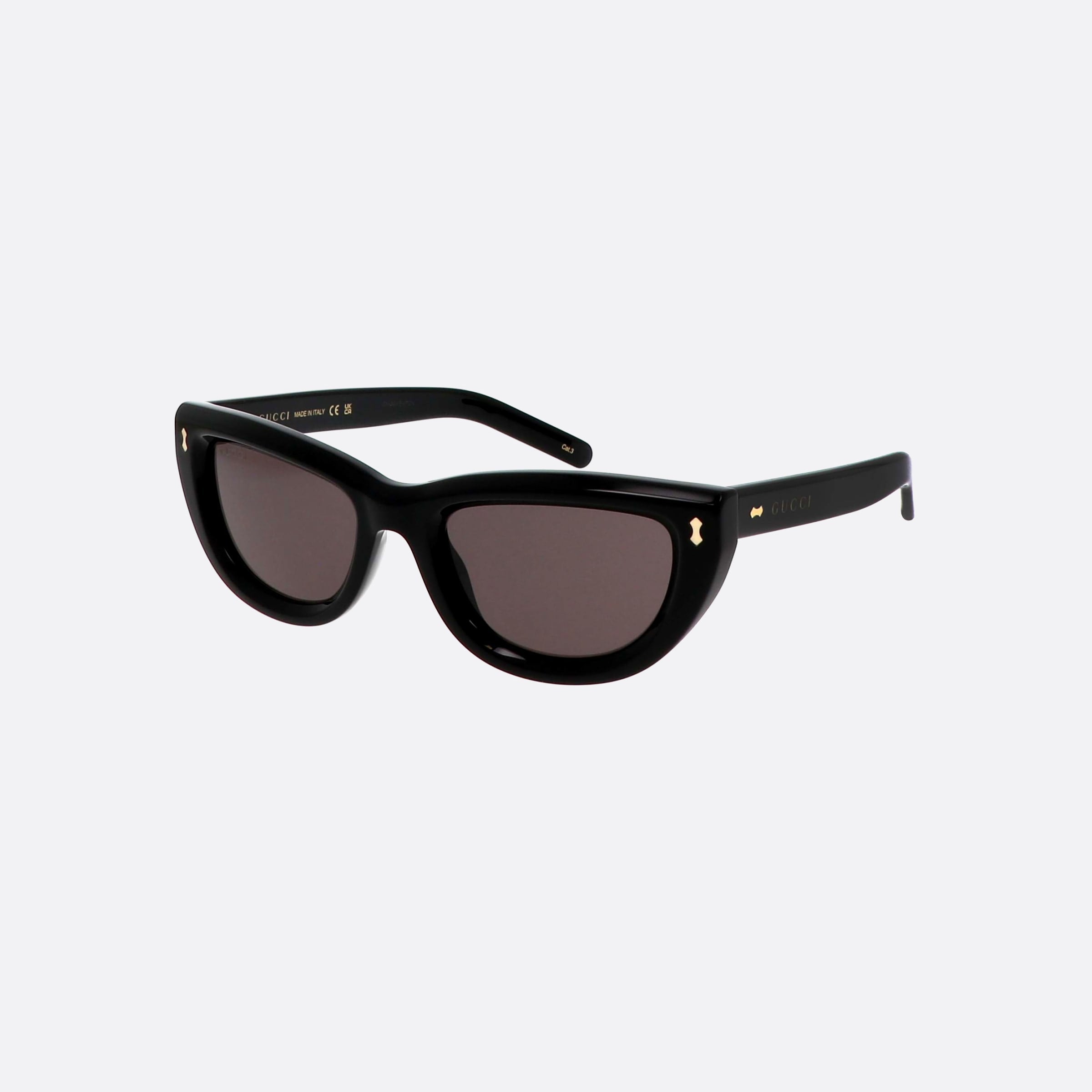 Gucci 51mm Rivets Black Cat Eye Woman Sunglasses - Main View