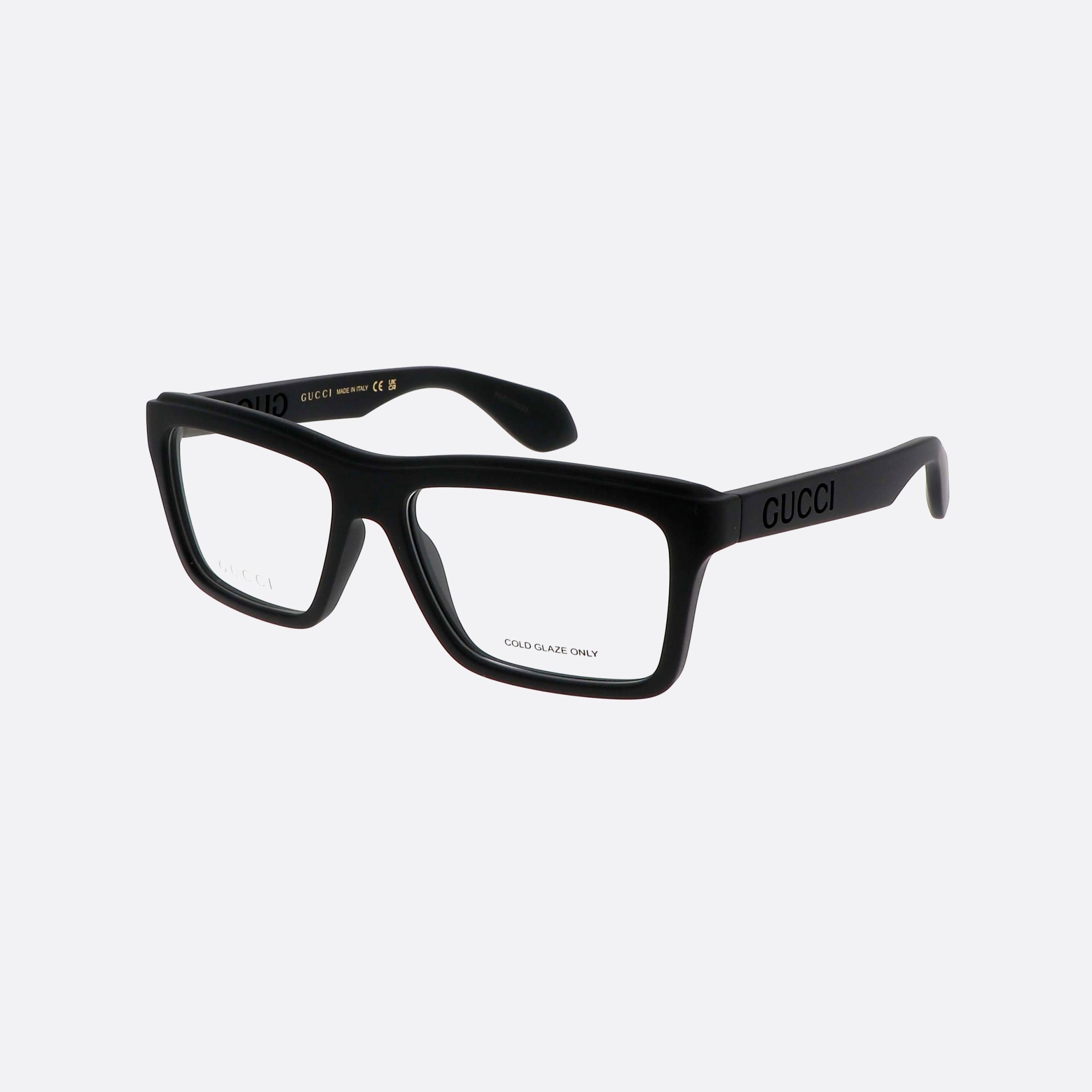 Gucci 55mm Rivets Black Cat Eyes Man Eyeglasses - Main View