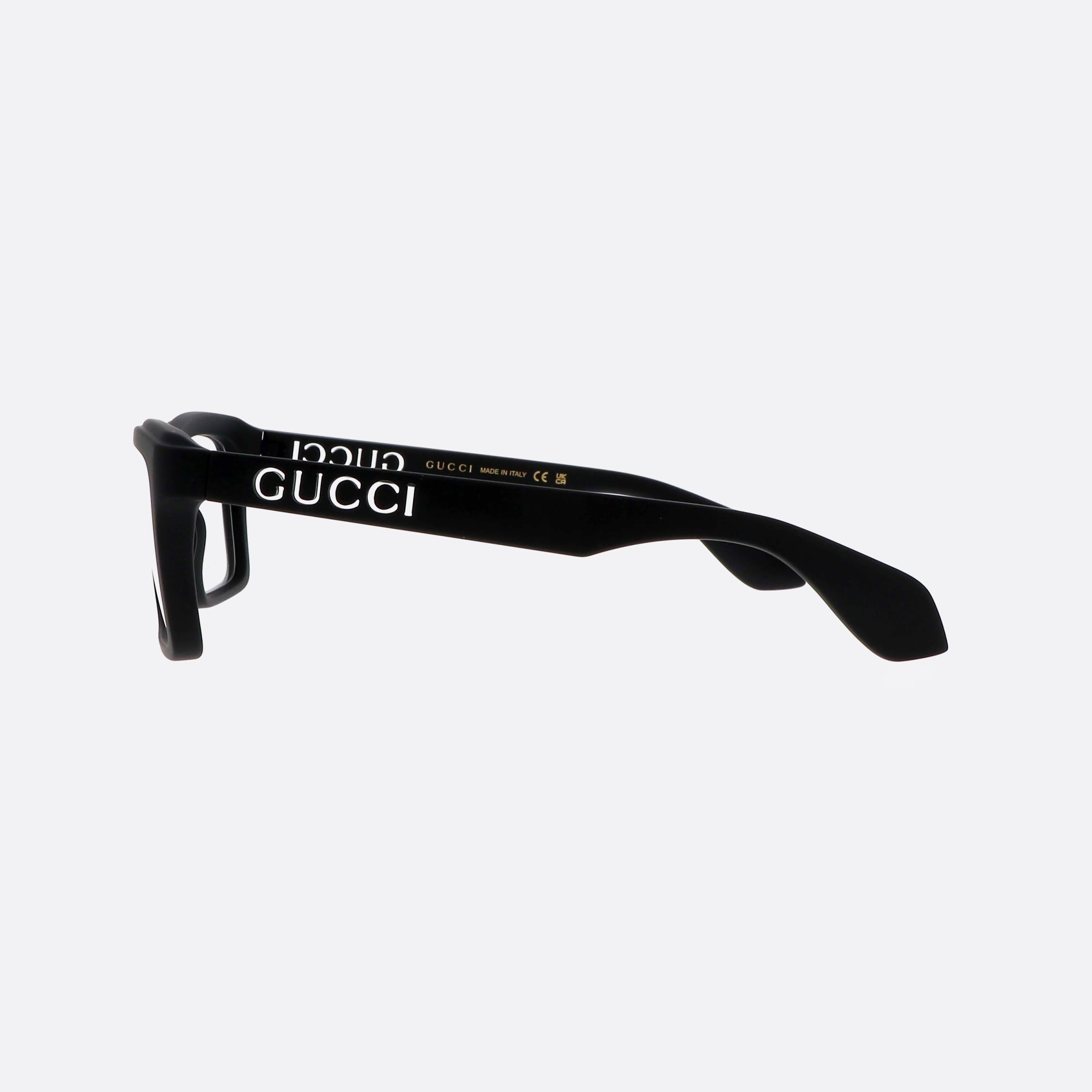 Gucci 55mm Rivets Black Cat Eyes Man Eyeglasses - Detail View