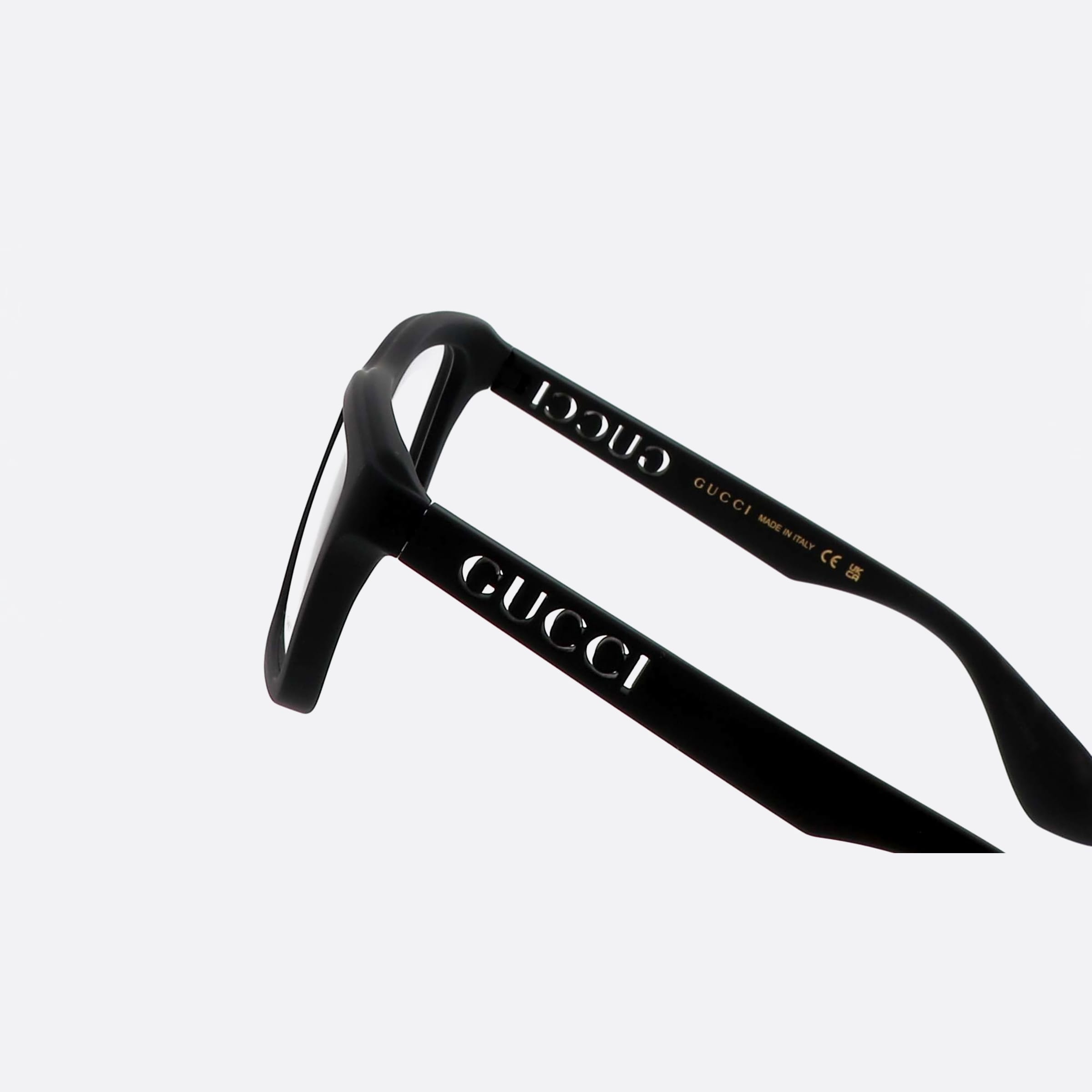 Gucci 55mm Rivets Black Cat Eyes Man Eyeglasses - Lifestyle Shot