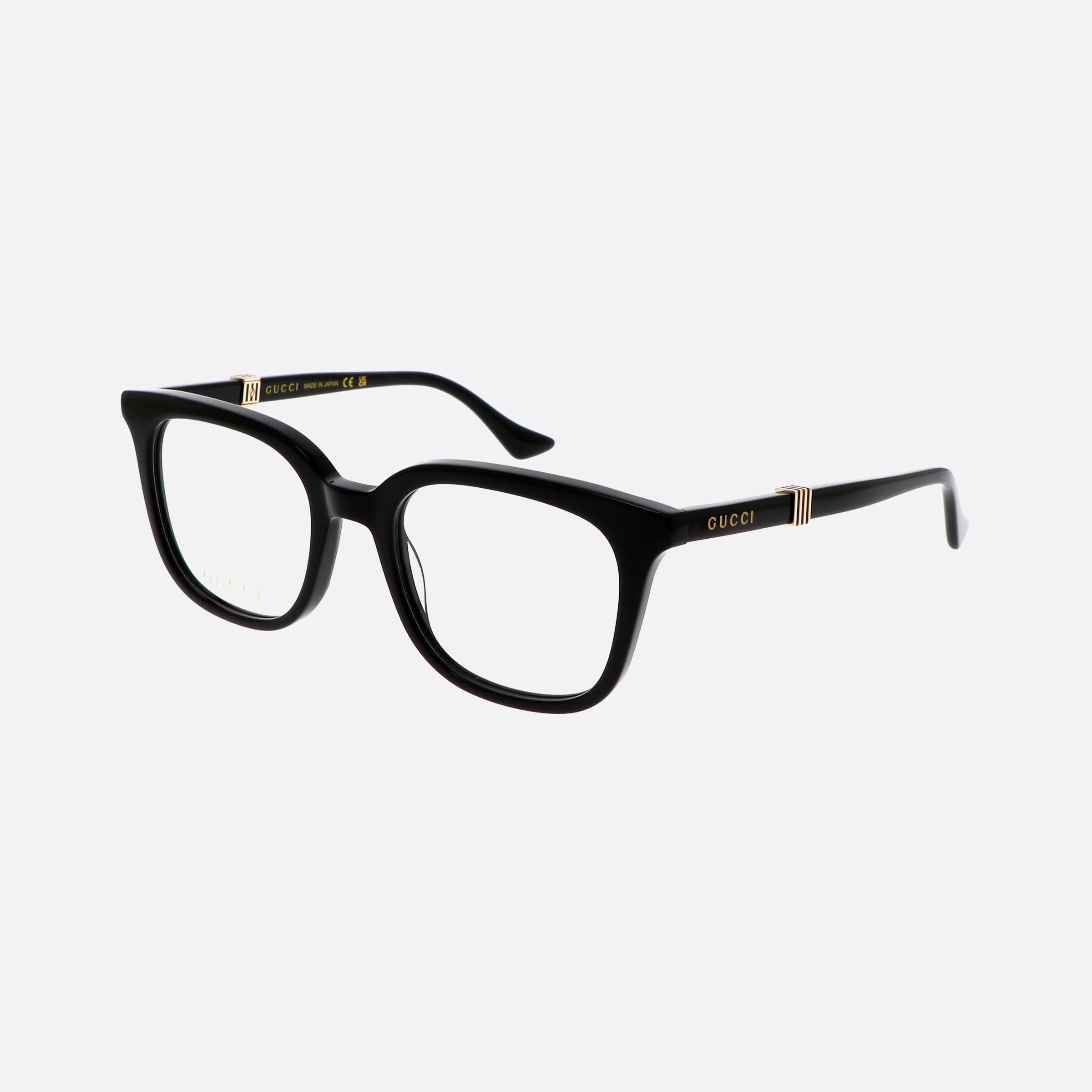 Gucci 52mm Web Black Square Man Eyeglasses - Main View