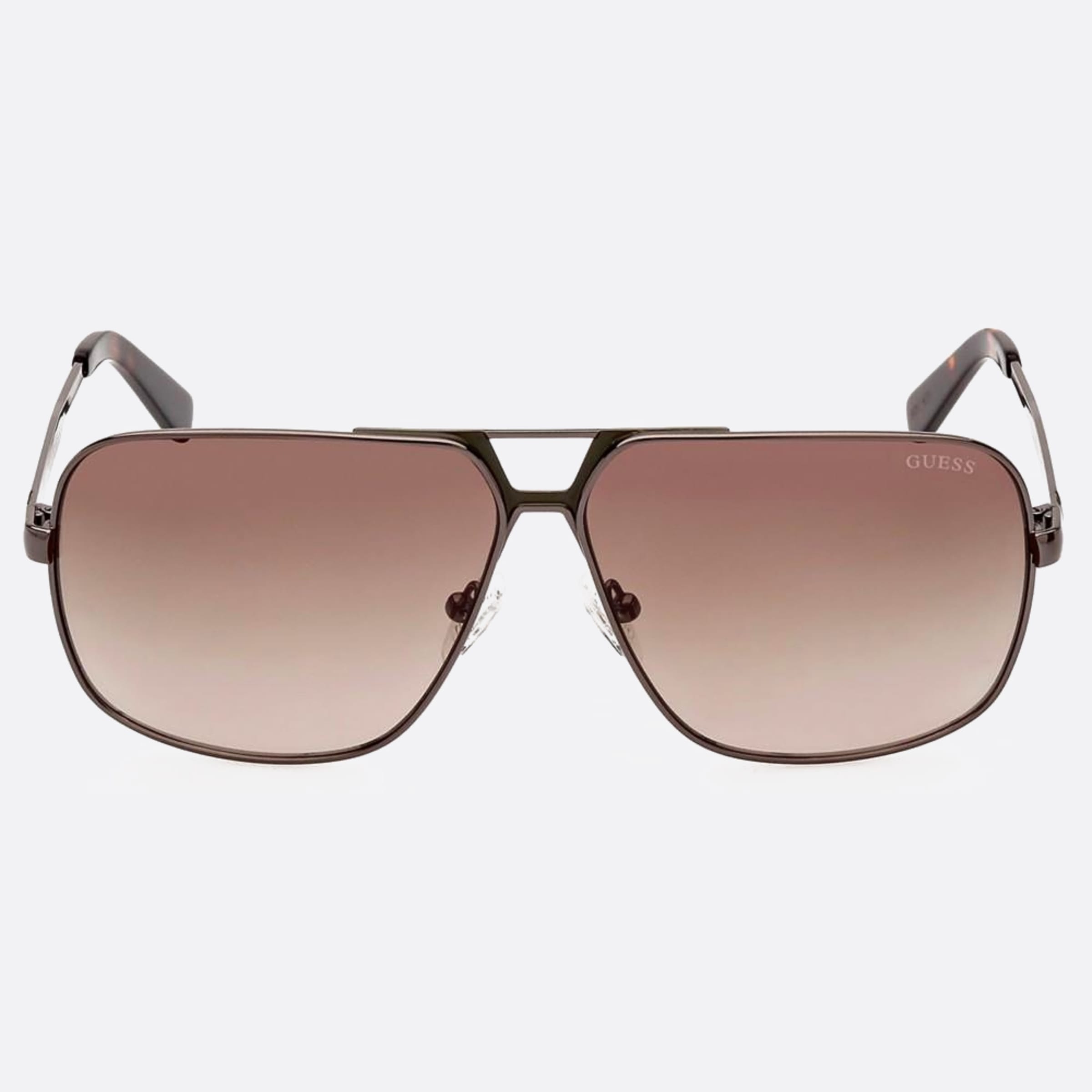 Guess 61mm Gu00070 08f Grey Pilot Men Sunglasses - Main View