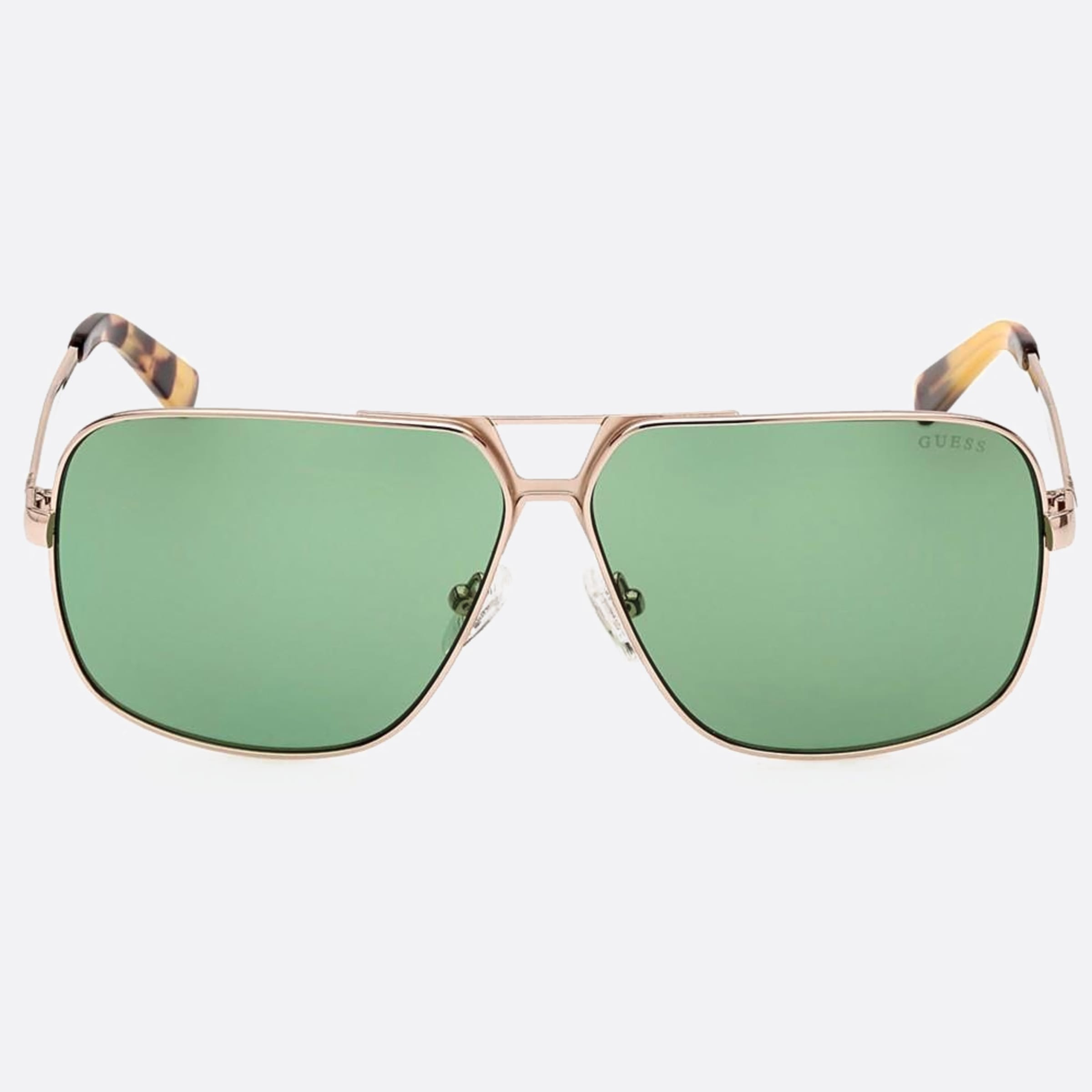 Guess 61mm Gu00070 32n Gold Pilot Men Sunglasses - Main View