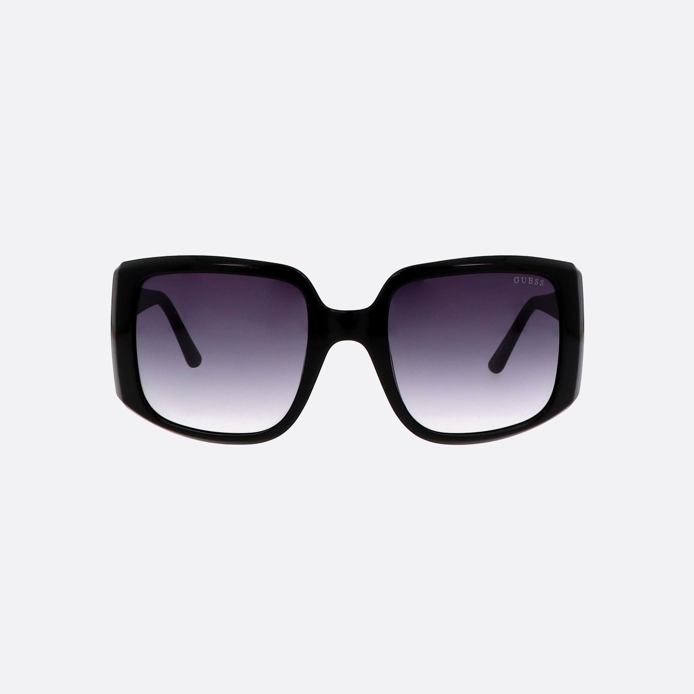 Guess 53mm Gu00097 01b Black Square Unisex Sunglasses - Side View