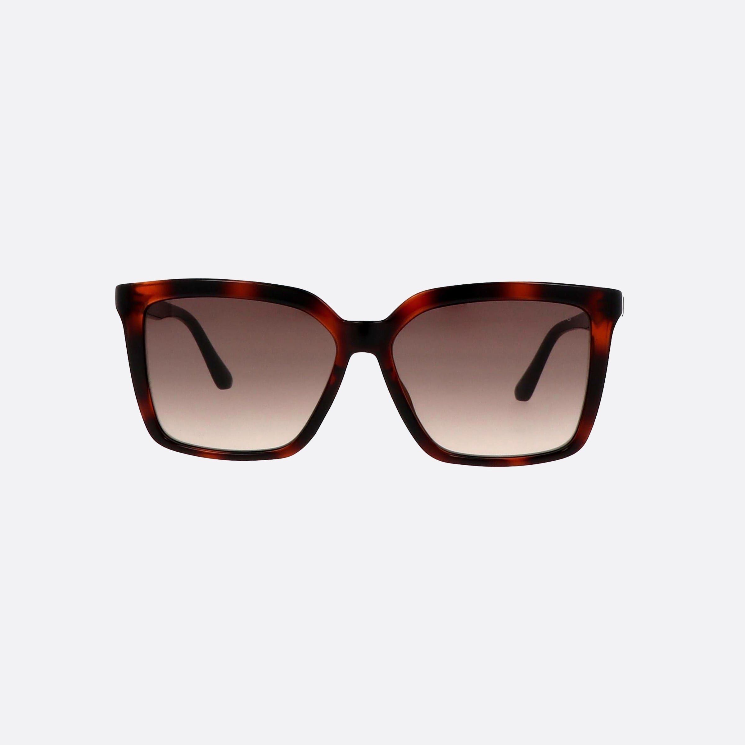 Guess 55mm Gu00099 52f Tortoise Square Unisex Sunglasses - Side View