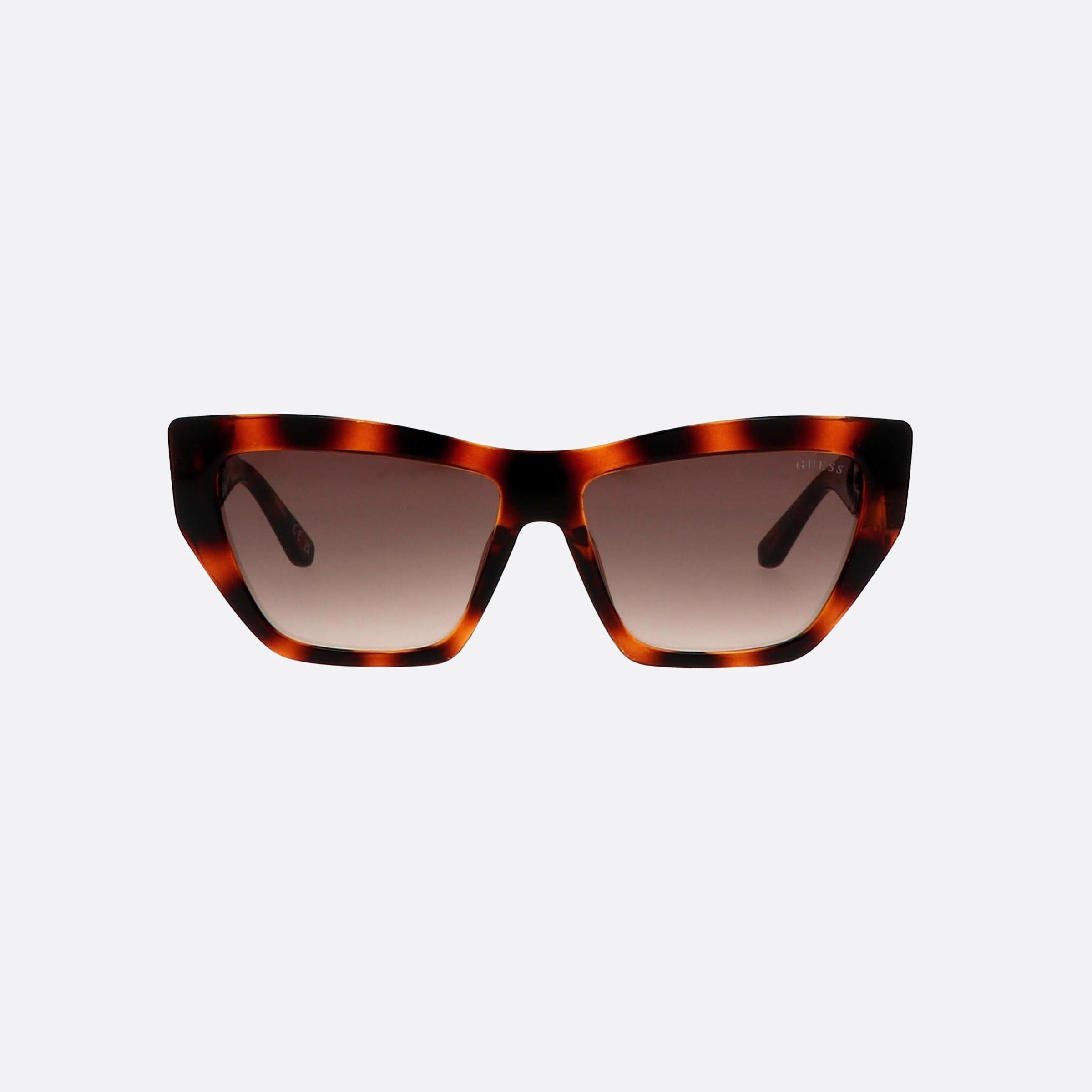 Guess 56mm Gu00111 52f Tortoise Cat Eyes Unisex Sunglasses - Side View