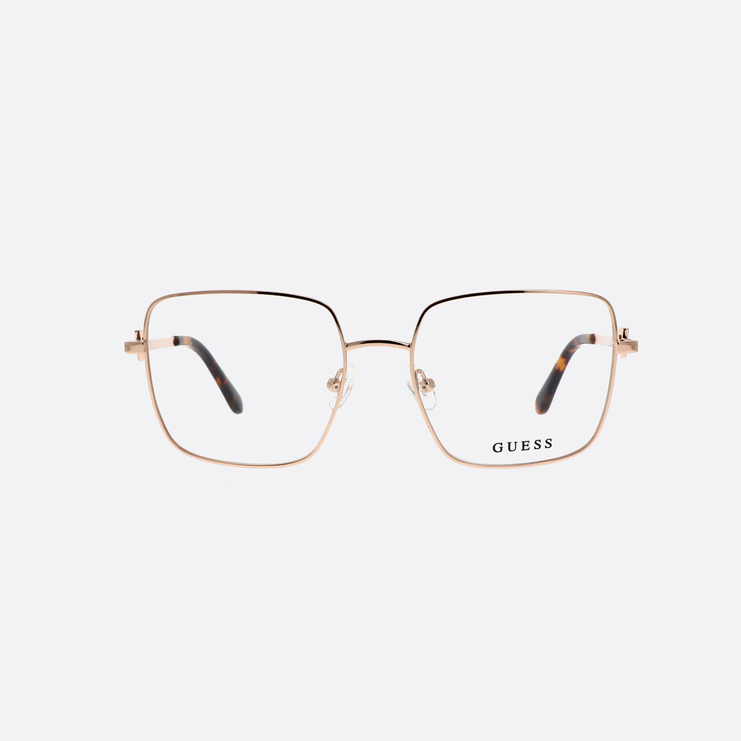 Guess 53mm Gu2728 Gold Rectangle Women Eyeglasses - Side View