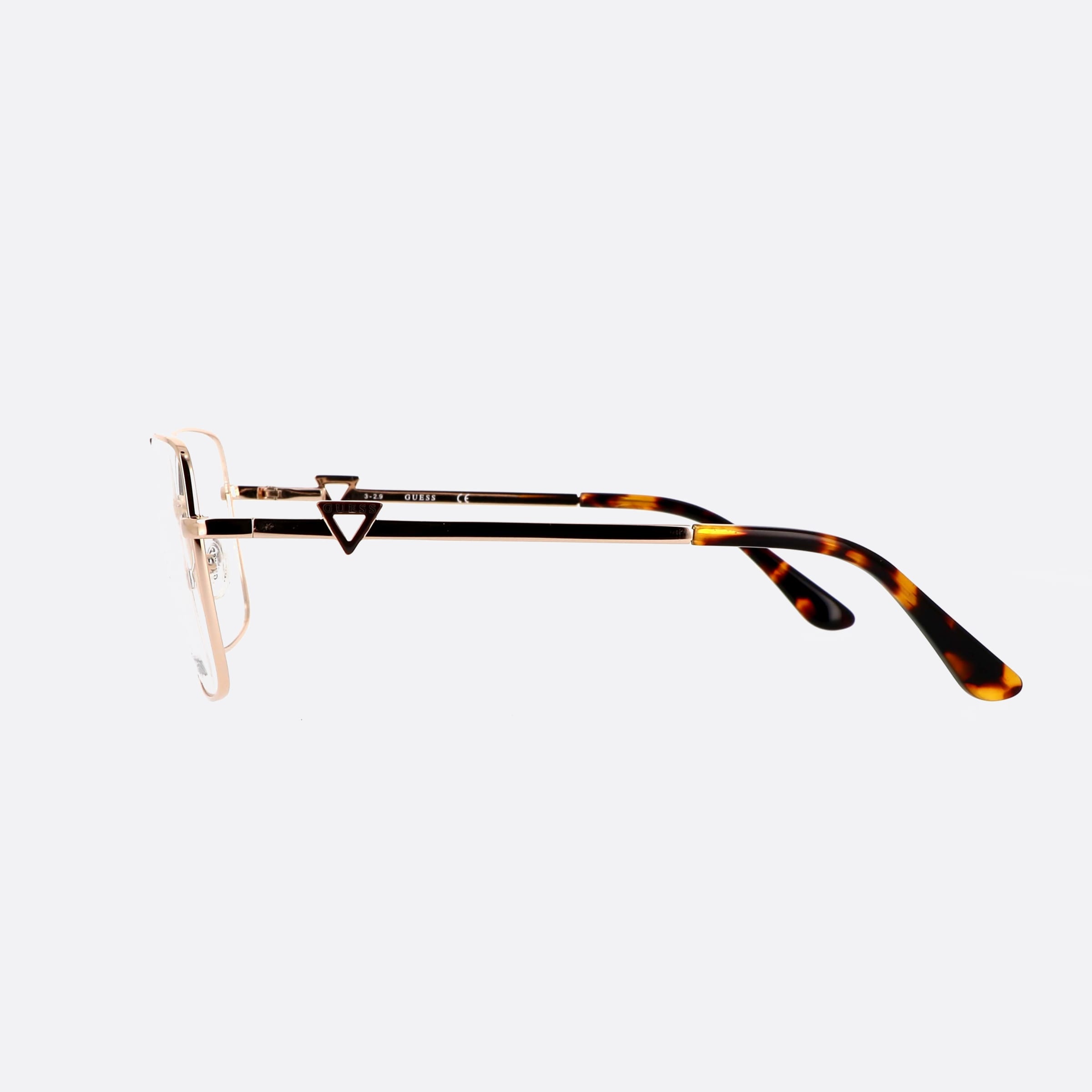 Guess 53mm Gu2728 Gold Rectangle Women Eyeglasses - Detail View