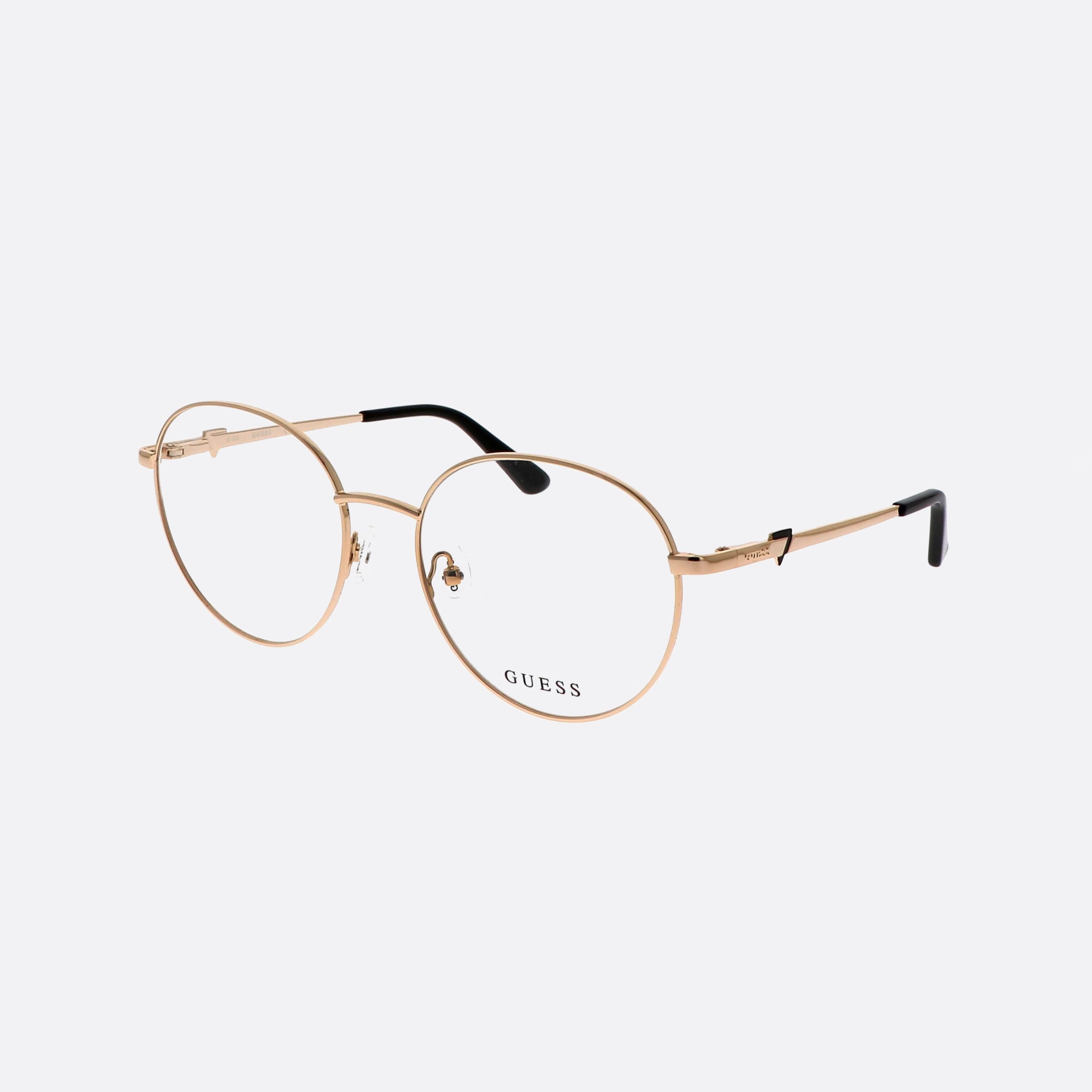 Guess 55mm Gu2812 Gold Round Women Eyeglasses - Main View