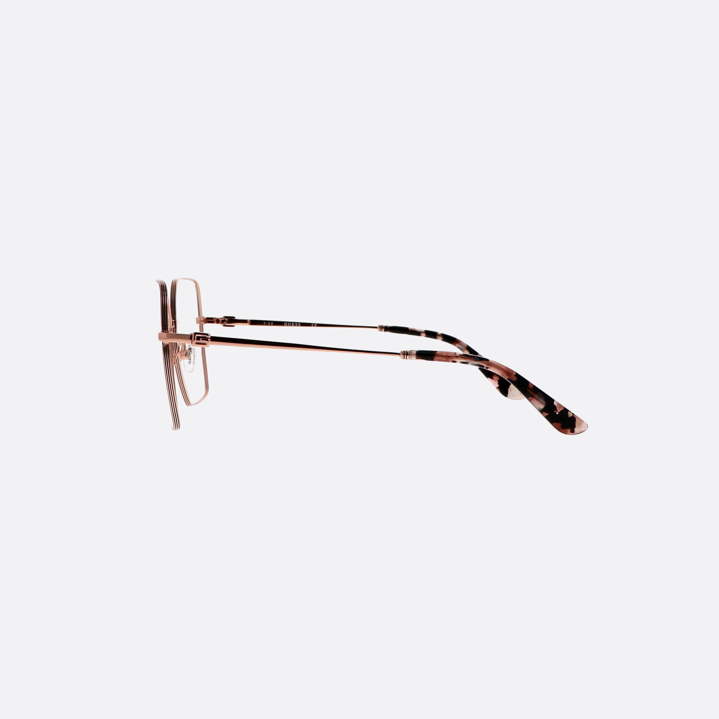 Guess 57mm Gu2824 Gold Square Women Eyeglasses - Detail View