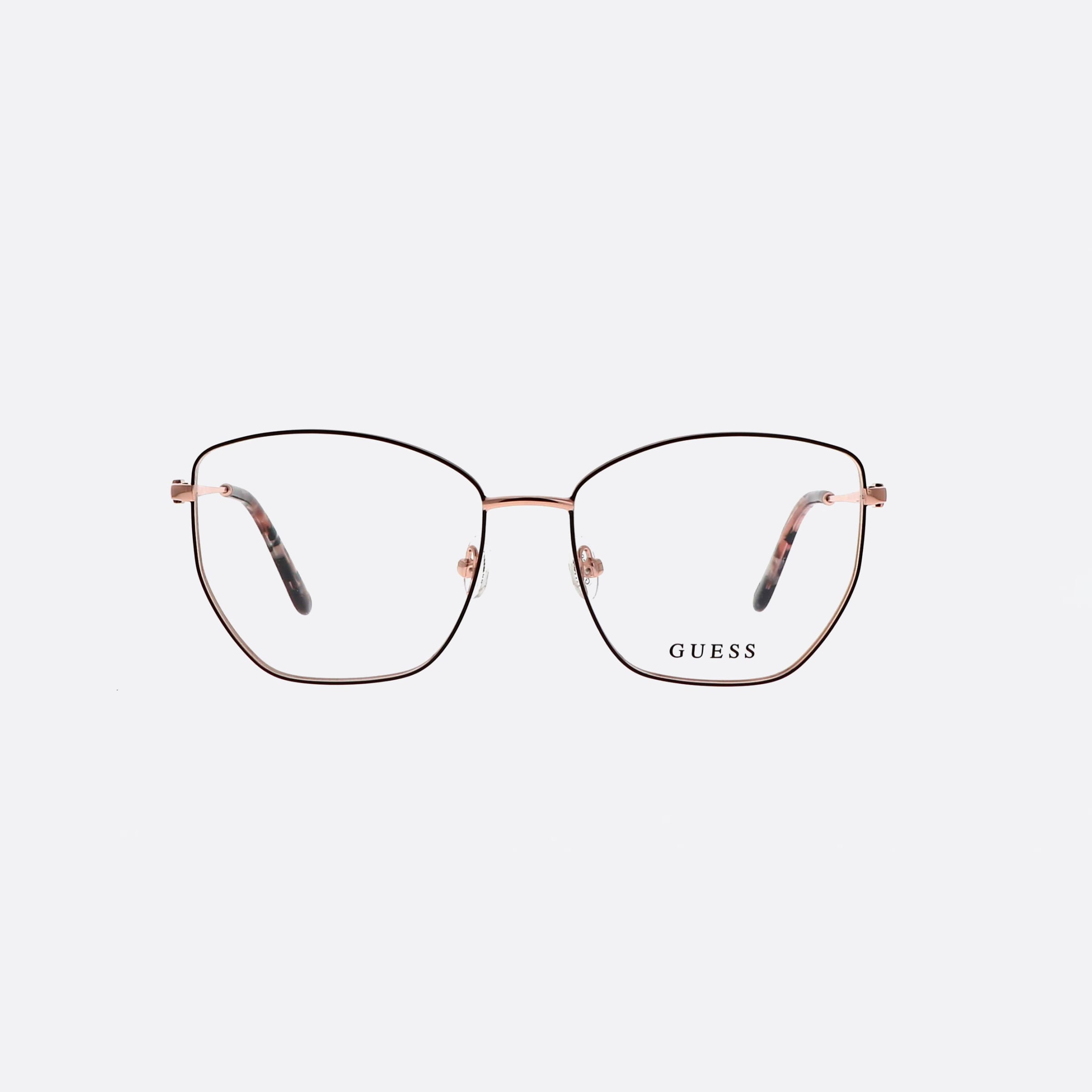 Guess 55mm Gu2825 Gold Butterfly Women Eyeglasses - Side View