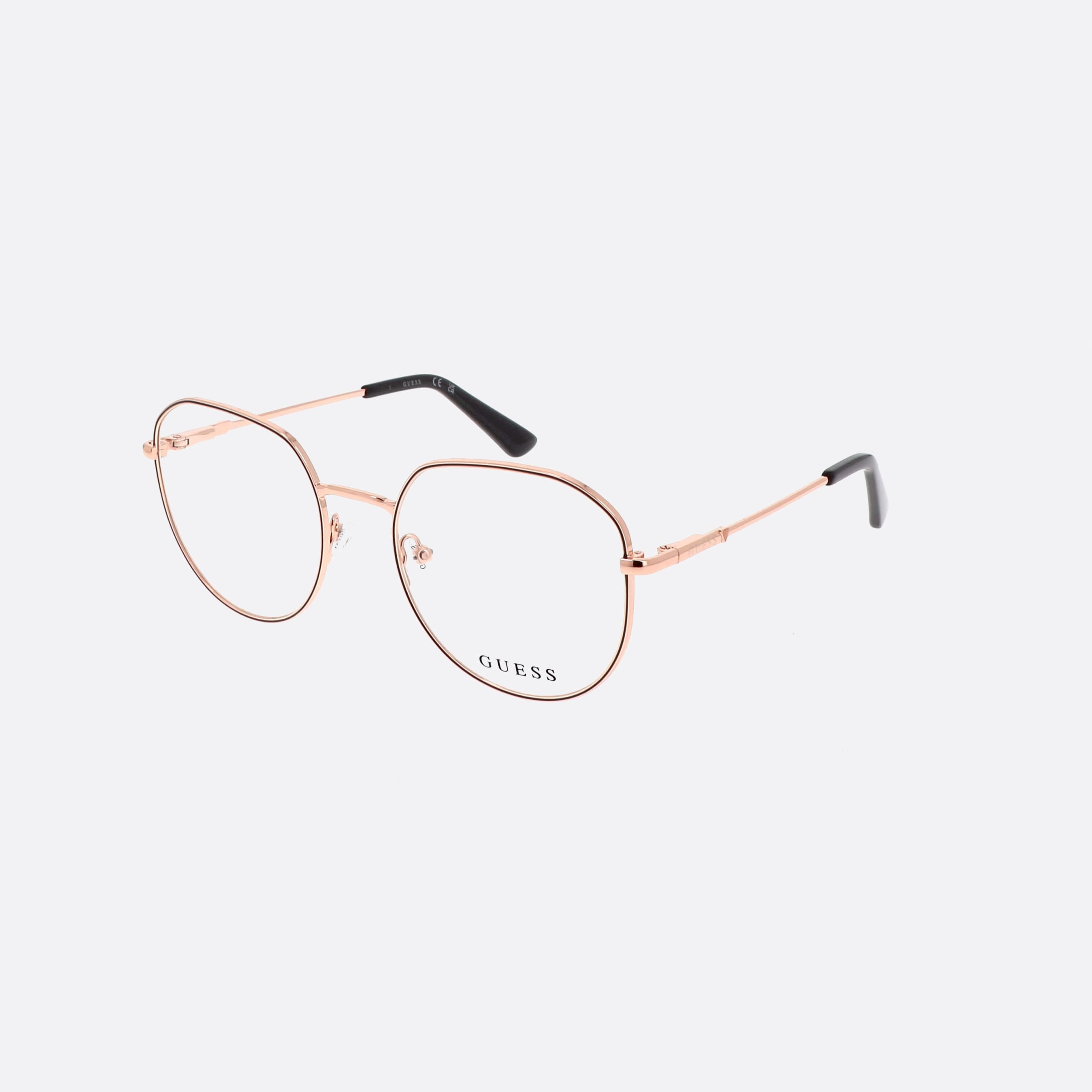 Guess 51mm Gu2933 Gold Round Women Eyeglasses - Main View