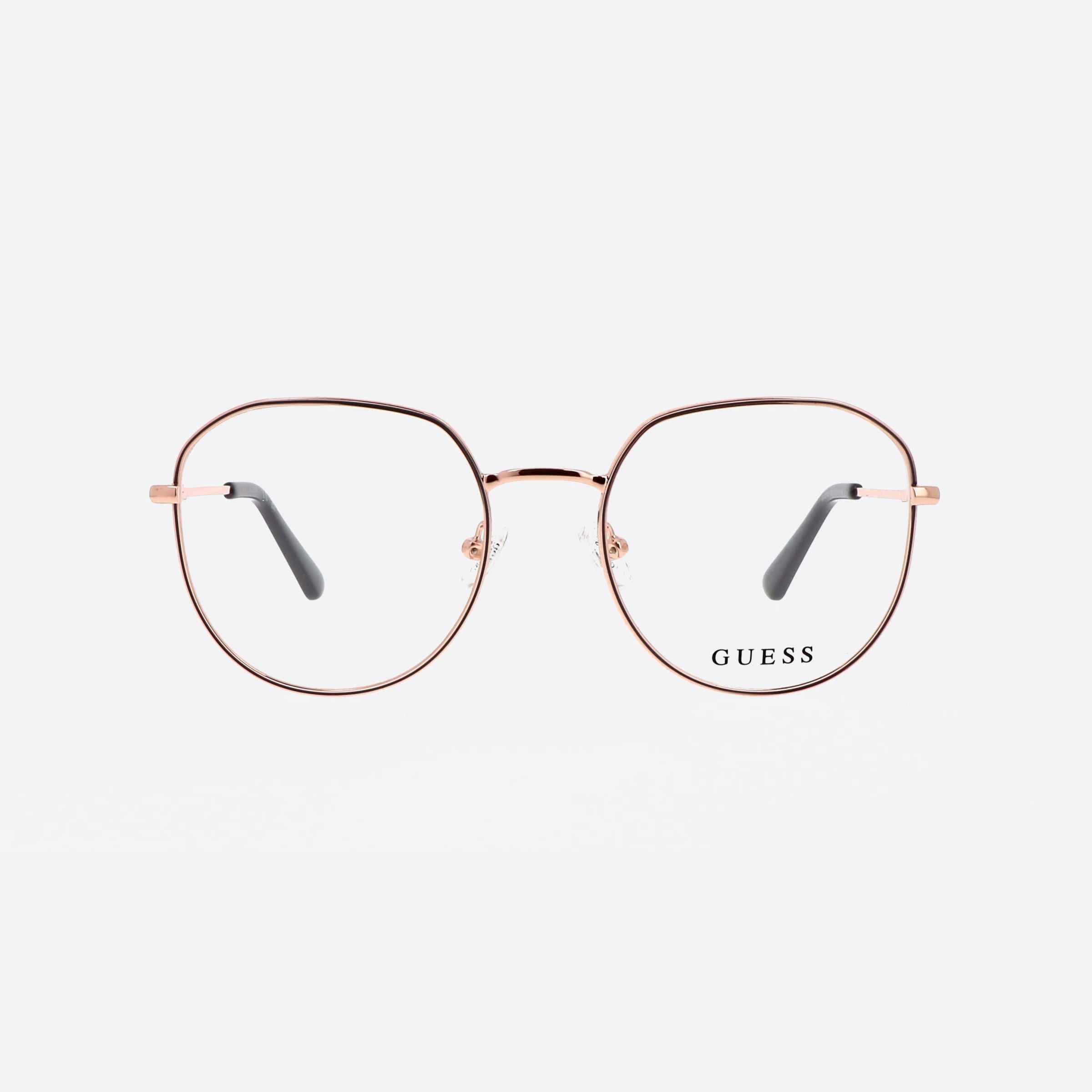 Guess 51mm Gu2933 Gold Round Women Eyeglasses - Side View