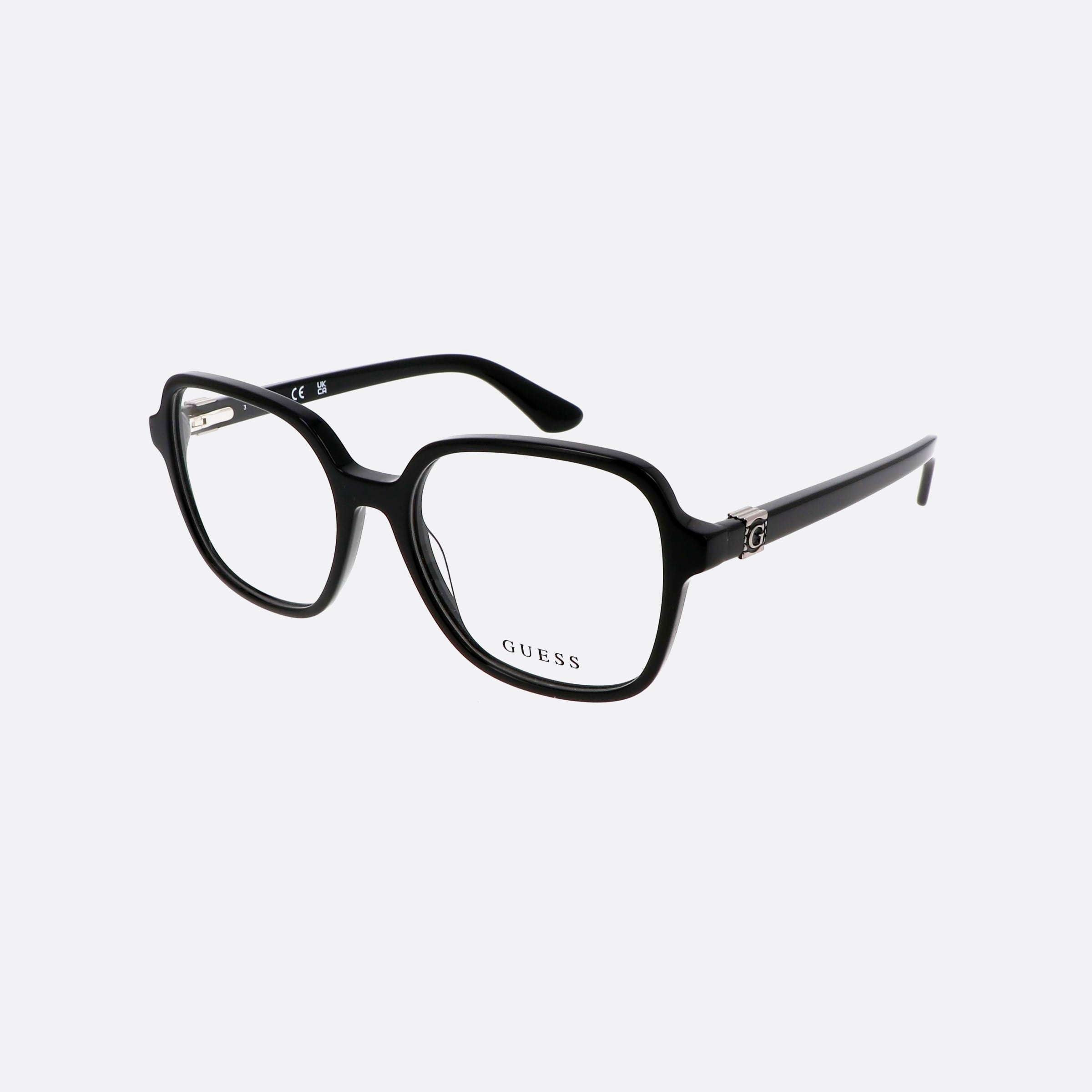 Guess 53mm Gu2938 Black Square Women Eyeglasses - Main View