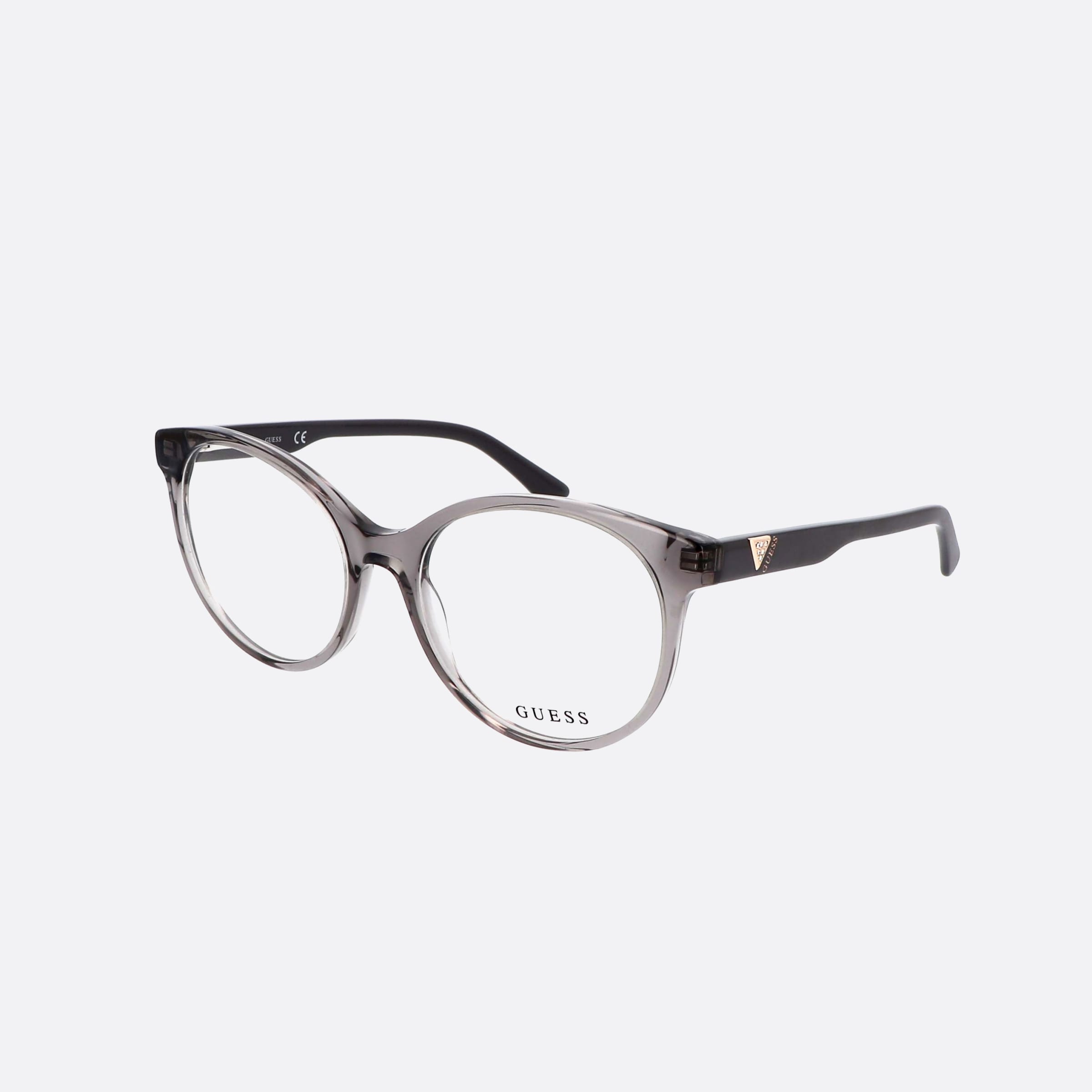 Guess 55mm Grey Round Women Eyeglasses - Main View
