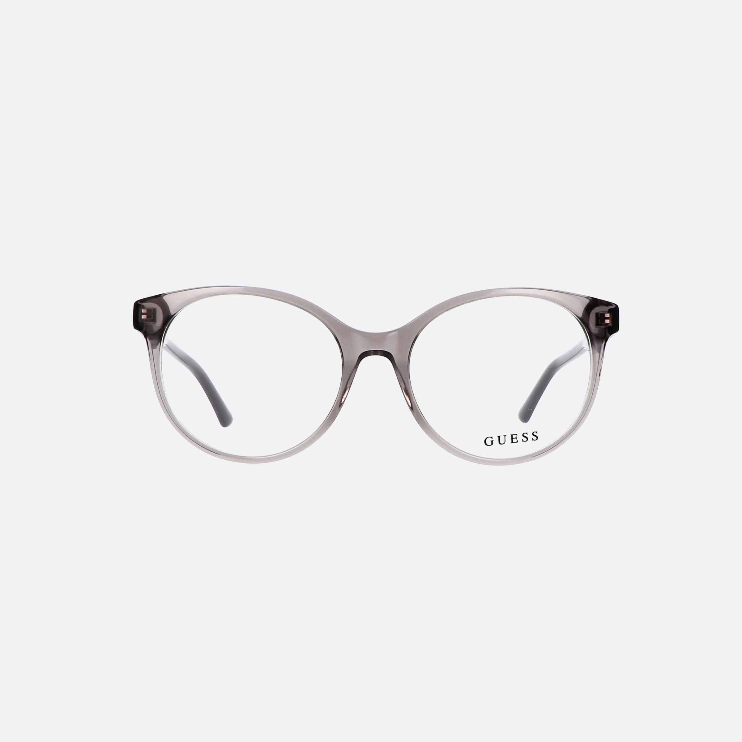 Guess 55mm Grey Round Women Eyeglasses - Side View