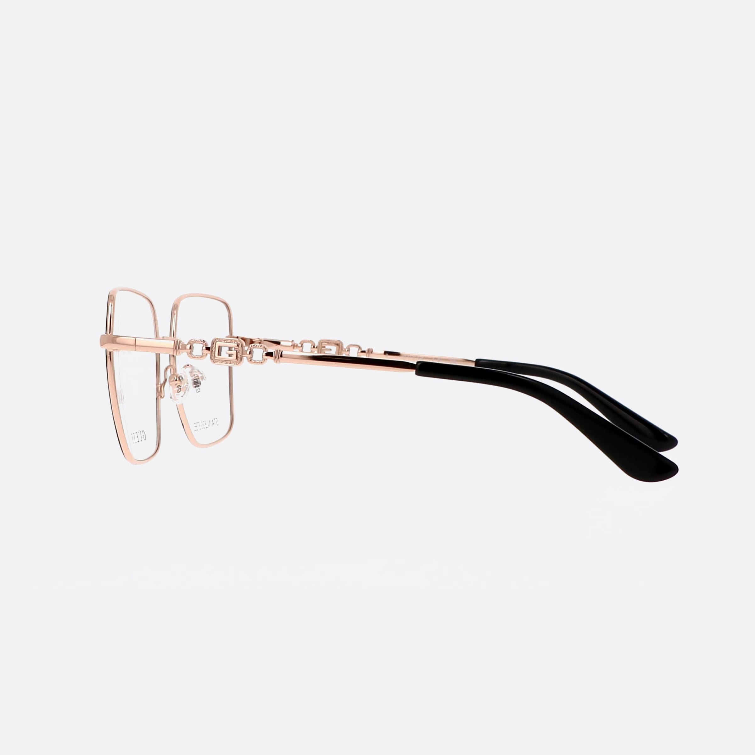 Guess 53mm Gu2953 Black Square Women Eyeglasses - Detail View
