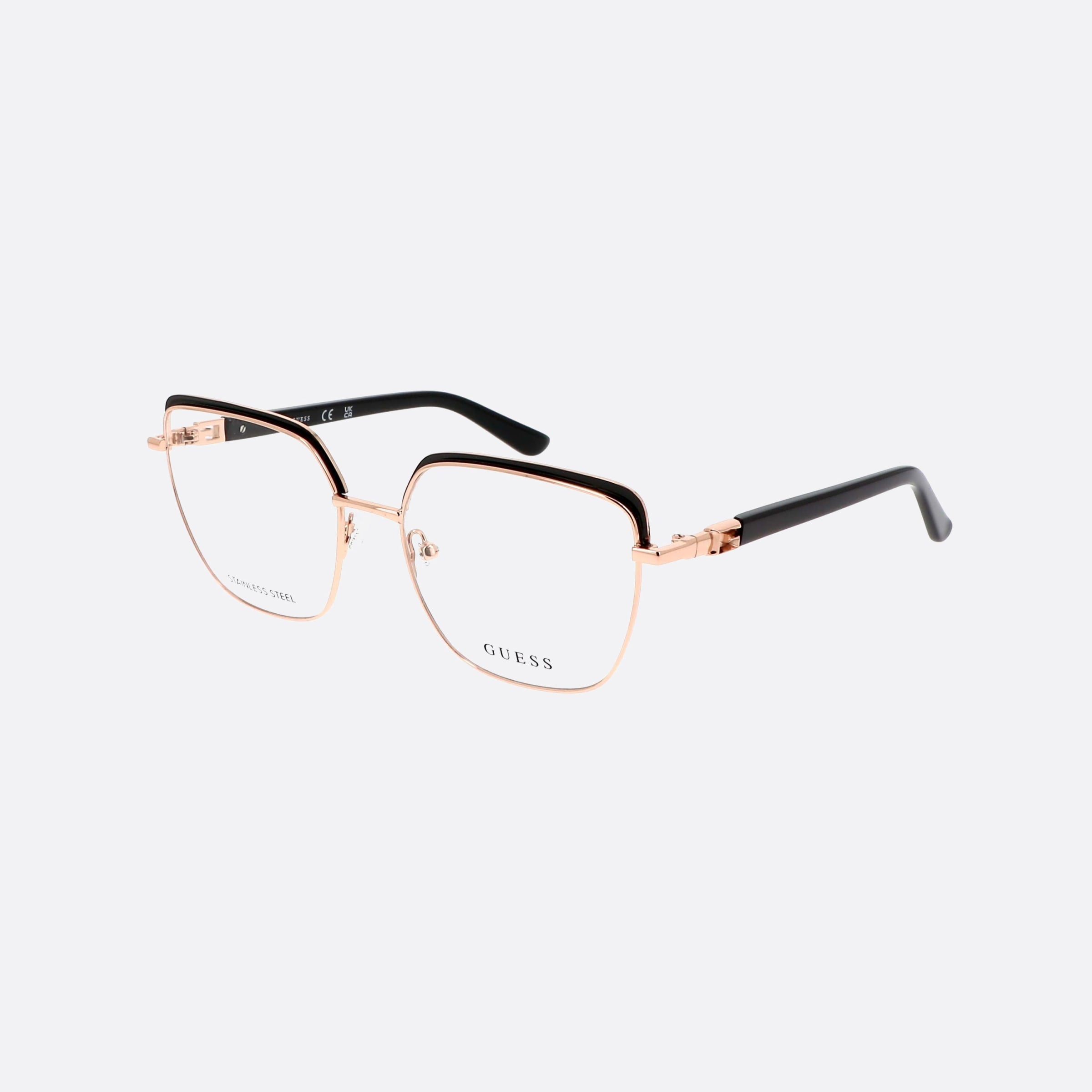 Guess 56mm Gu2983 Black Square Women Eyeglasses - Main View