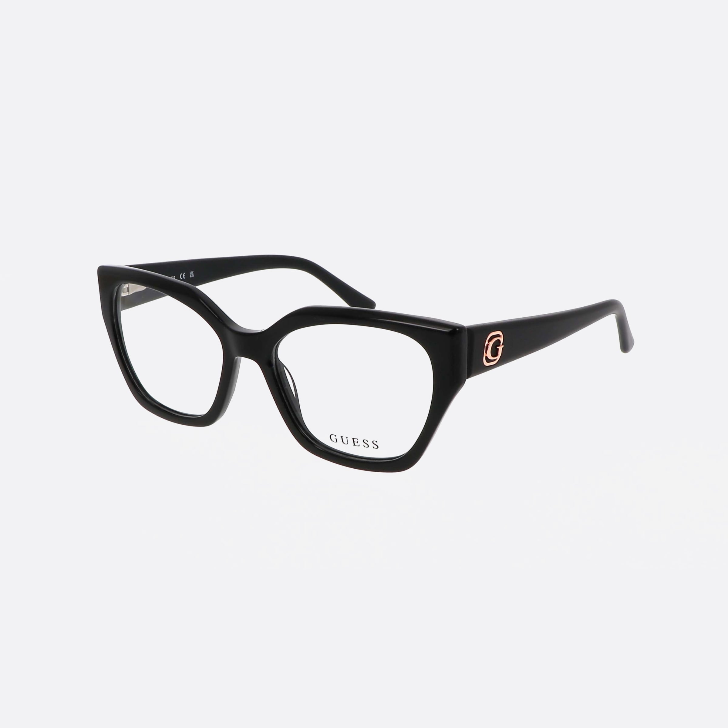 Guess 53mm Gu50112 Black Square Women Eyeglasses - Main View