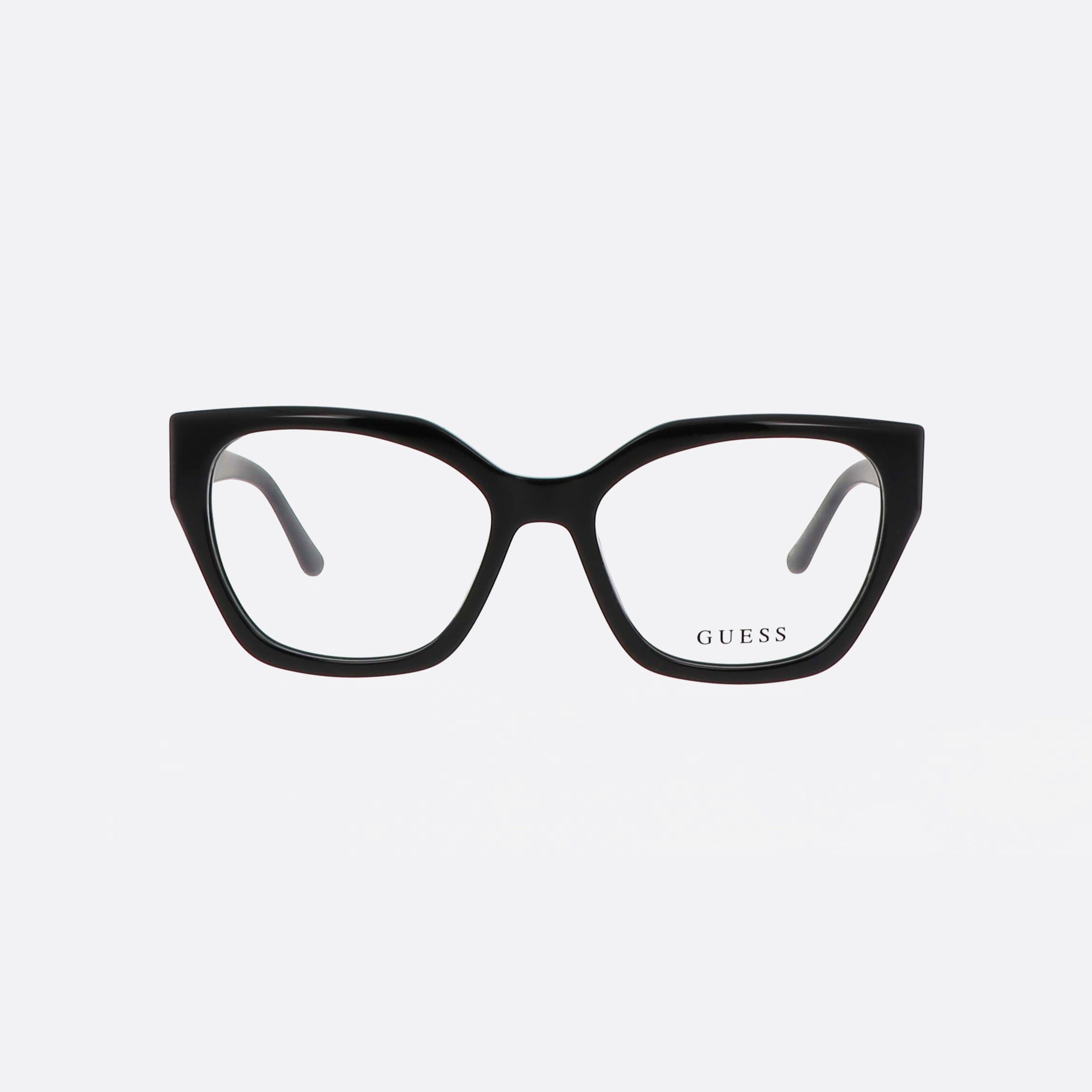 Guess 53mm Gu50112 Black Square Women Eyeglasses - Side View