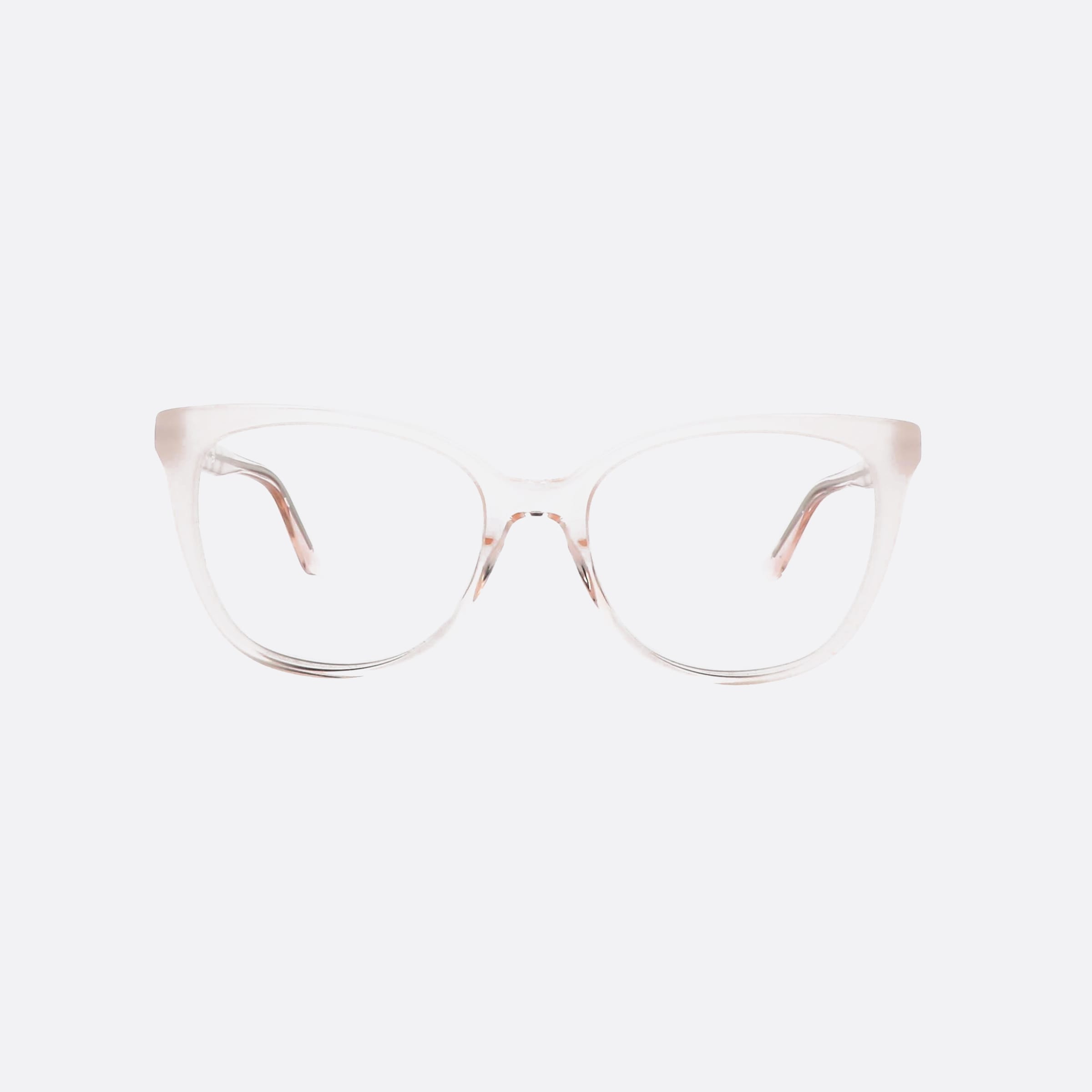 Guess 53mm Gu50114 Clear Pantos Women Eyeglasses - Side View