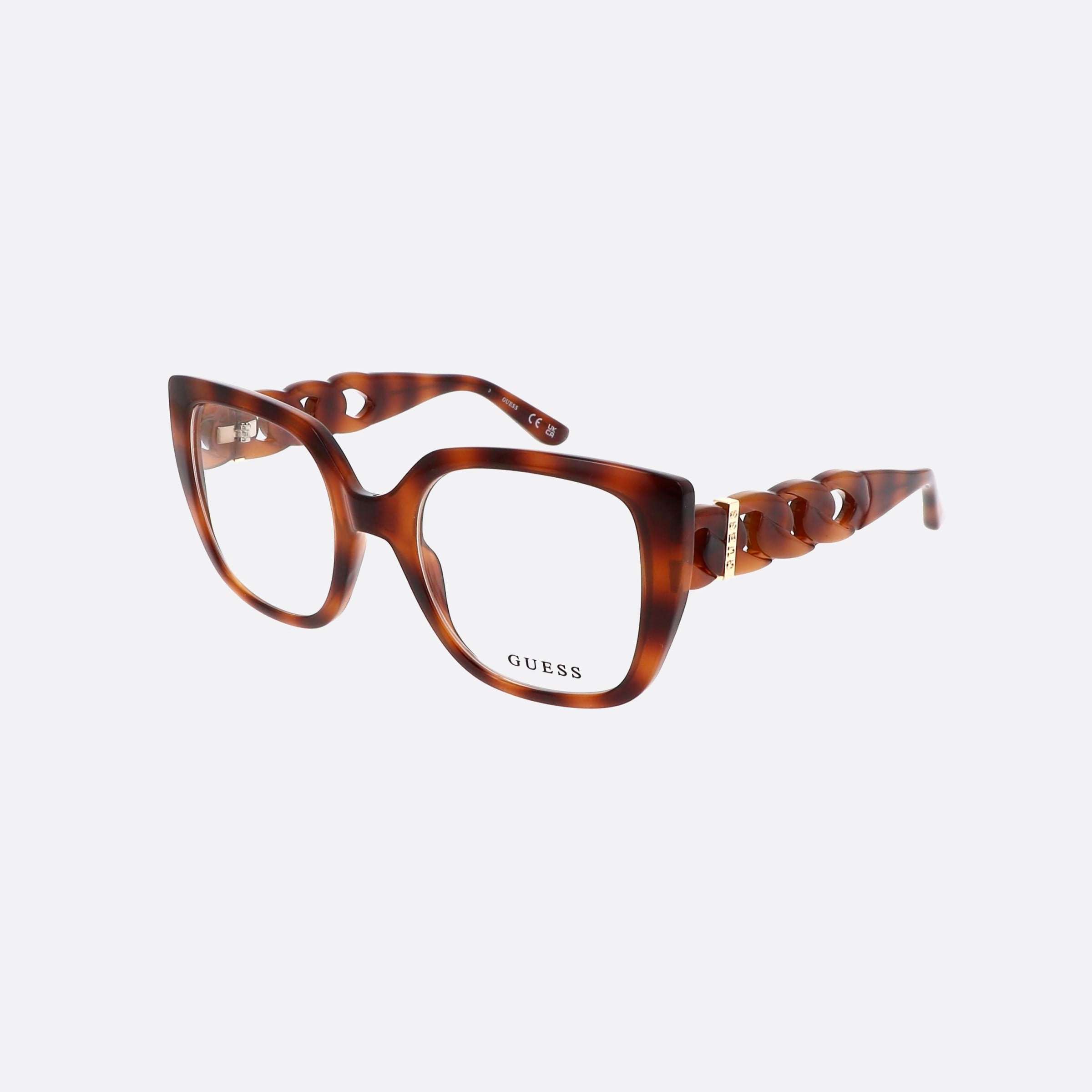 Guess 52mm Gu50118 Tortoise Square Women Eyeglasses - Main View