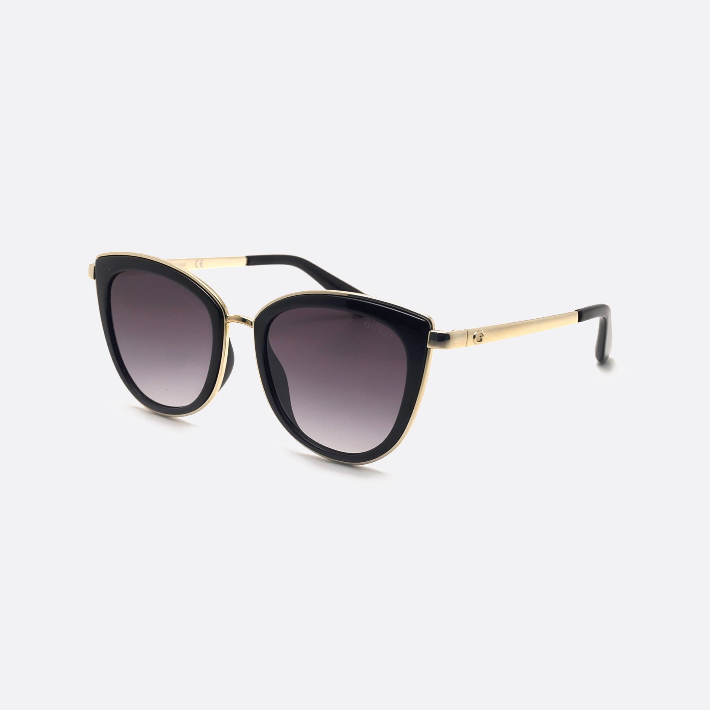Guess 52mm Gu7491 01b Black Butterfly Unisex Sunglasses - Main View