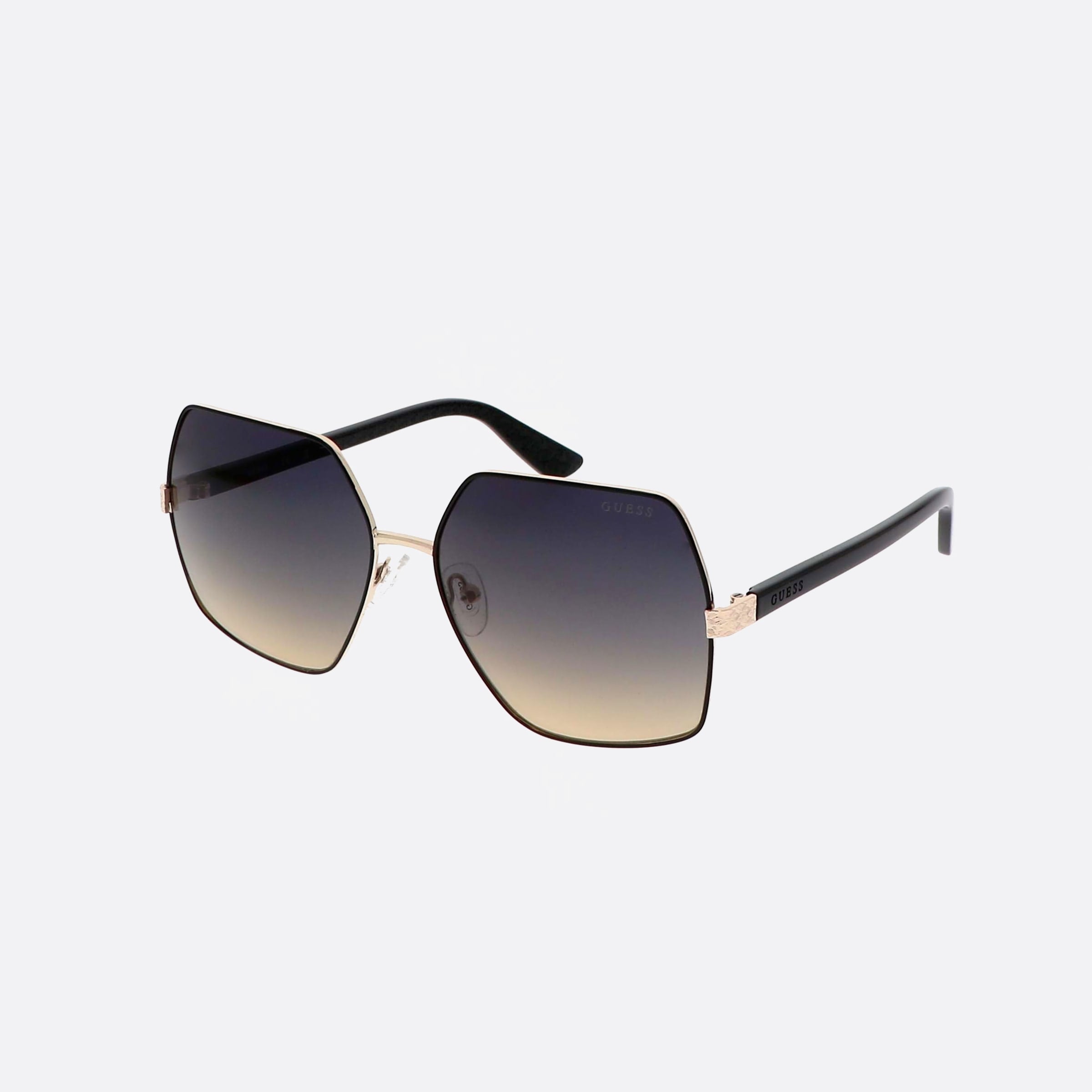 Guess 58mm Gu7881 05b Black Square Unisex Sunglasses - Main View