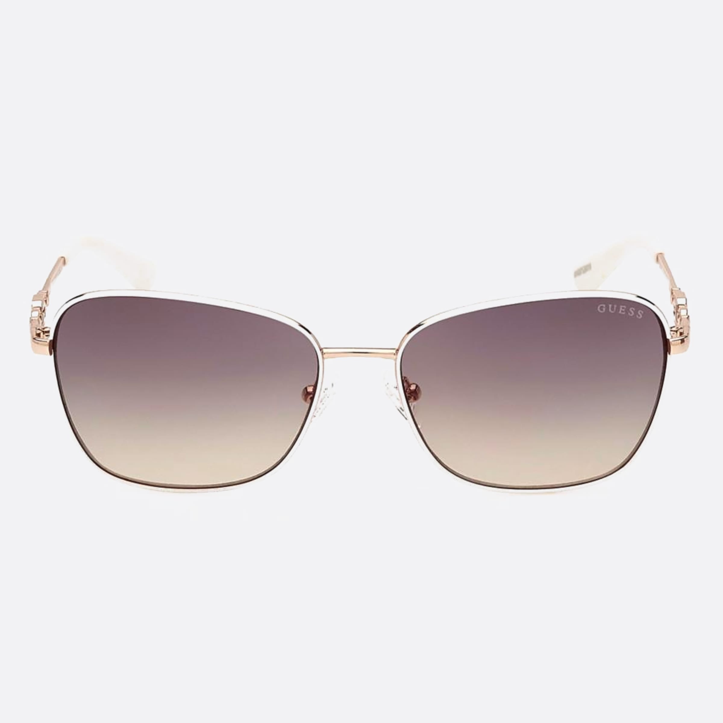 Guess 57mm Gu7884 21p White Butterfly Women Sunglasses - Main View