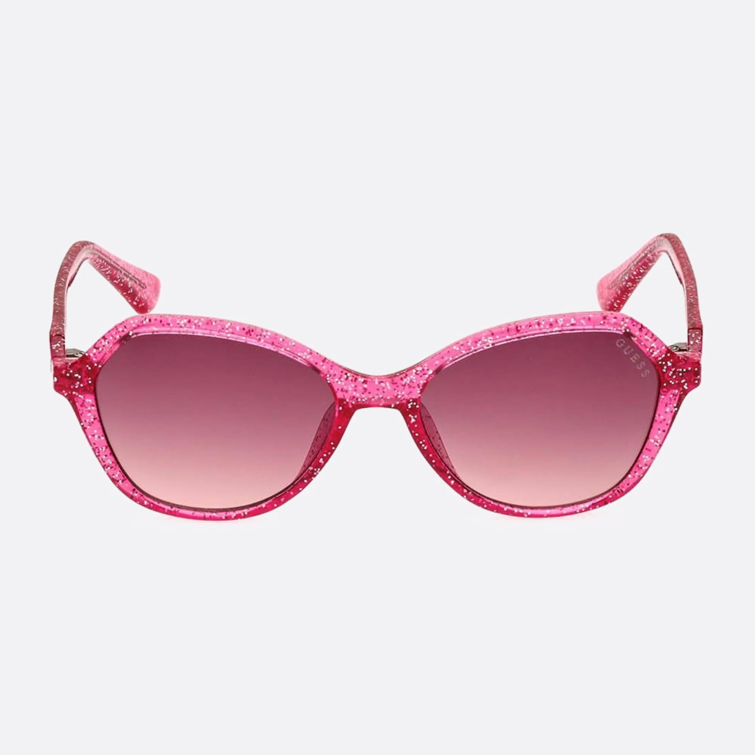 Guess 48mm Gu9239 Junior 74f Pink Geometric Children Sunglasses - Main View