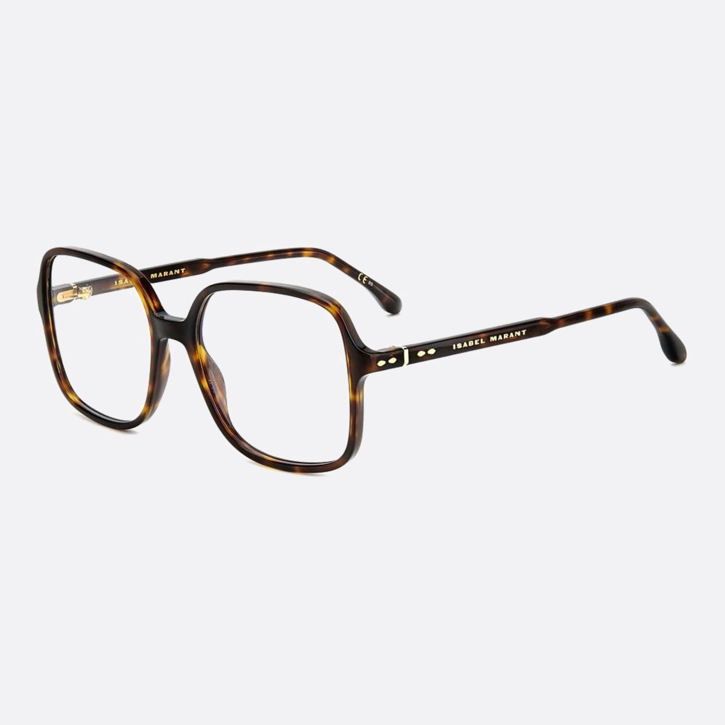 Isabel 54mm Marant Wr9 Brown Geometric Women Eyeglasses - Side View