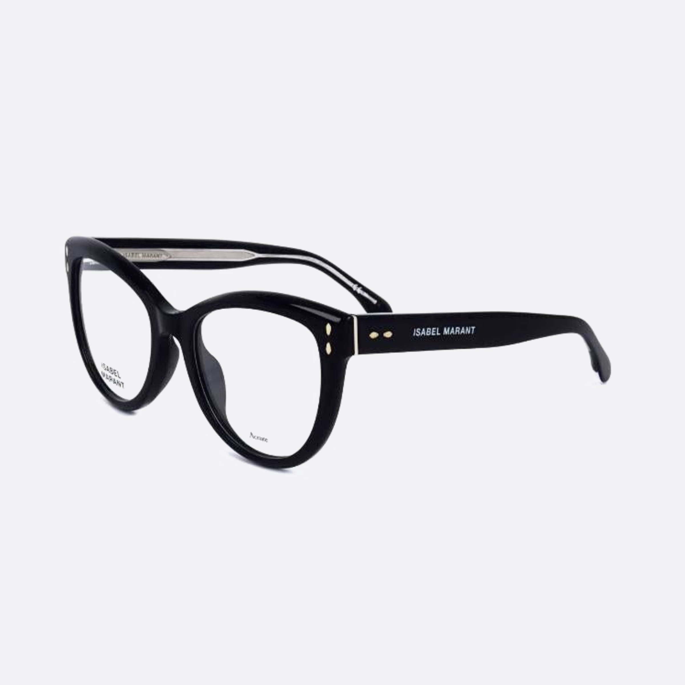 Isabel 53mm Marant Black Cat Eye Women Eyeglasses - Side View