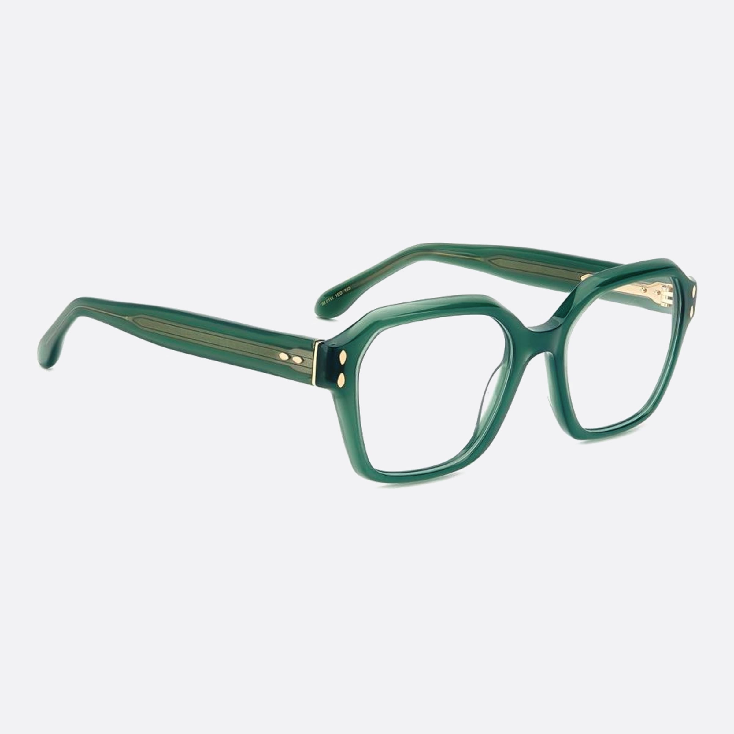 Isabel 52mm Marant 1ed Green Squared Women Eyeglasses - Detail View